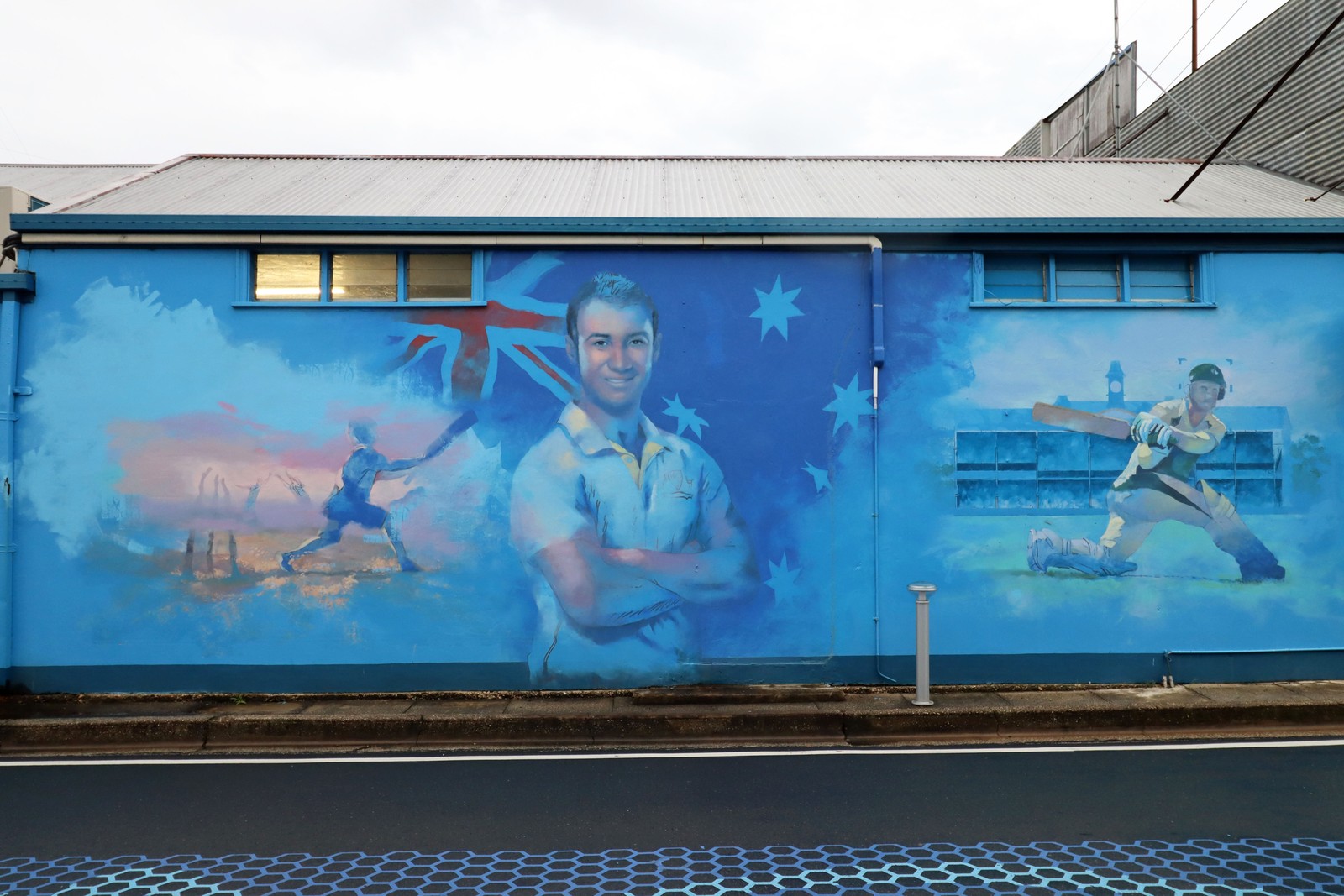 Tribute to Phil Hughes by Felice Ferrer-Burton | Street Art NSW