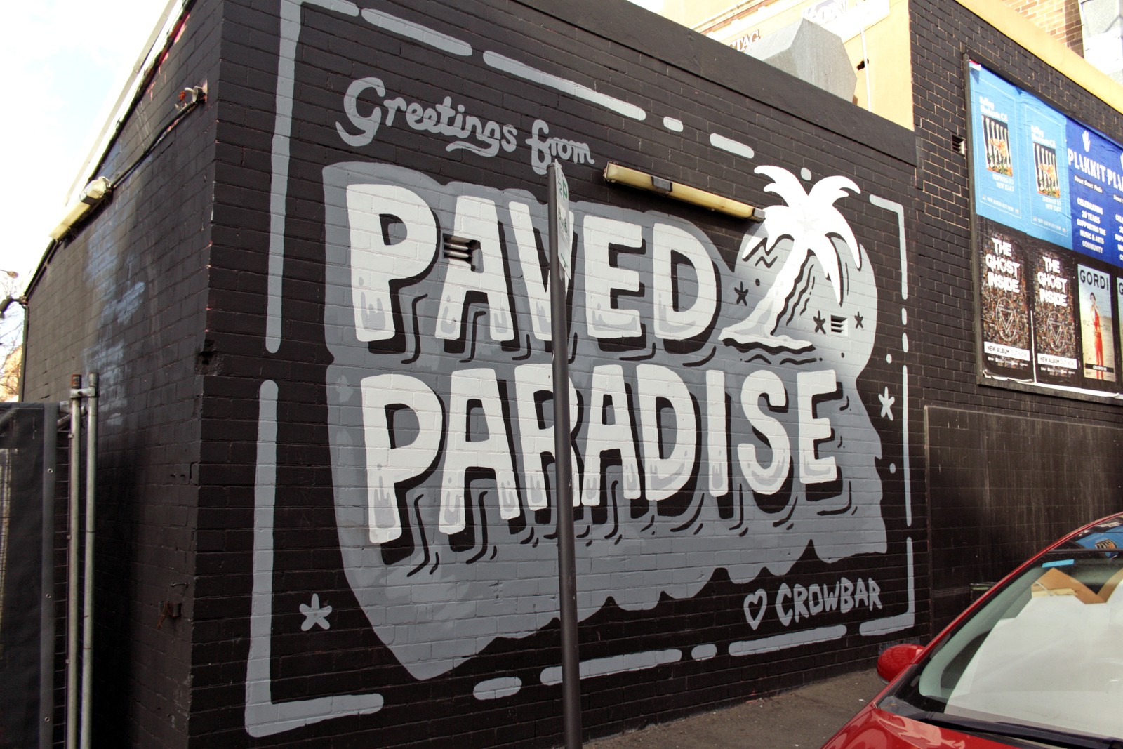 Greetings from Paved Paradise | Street Art NSW