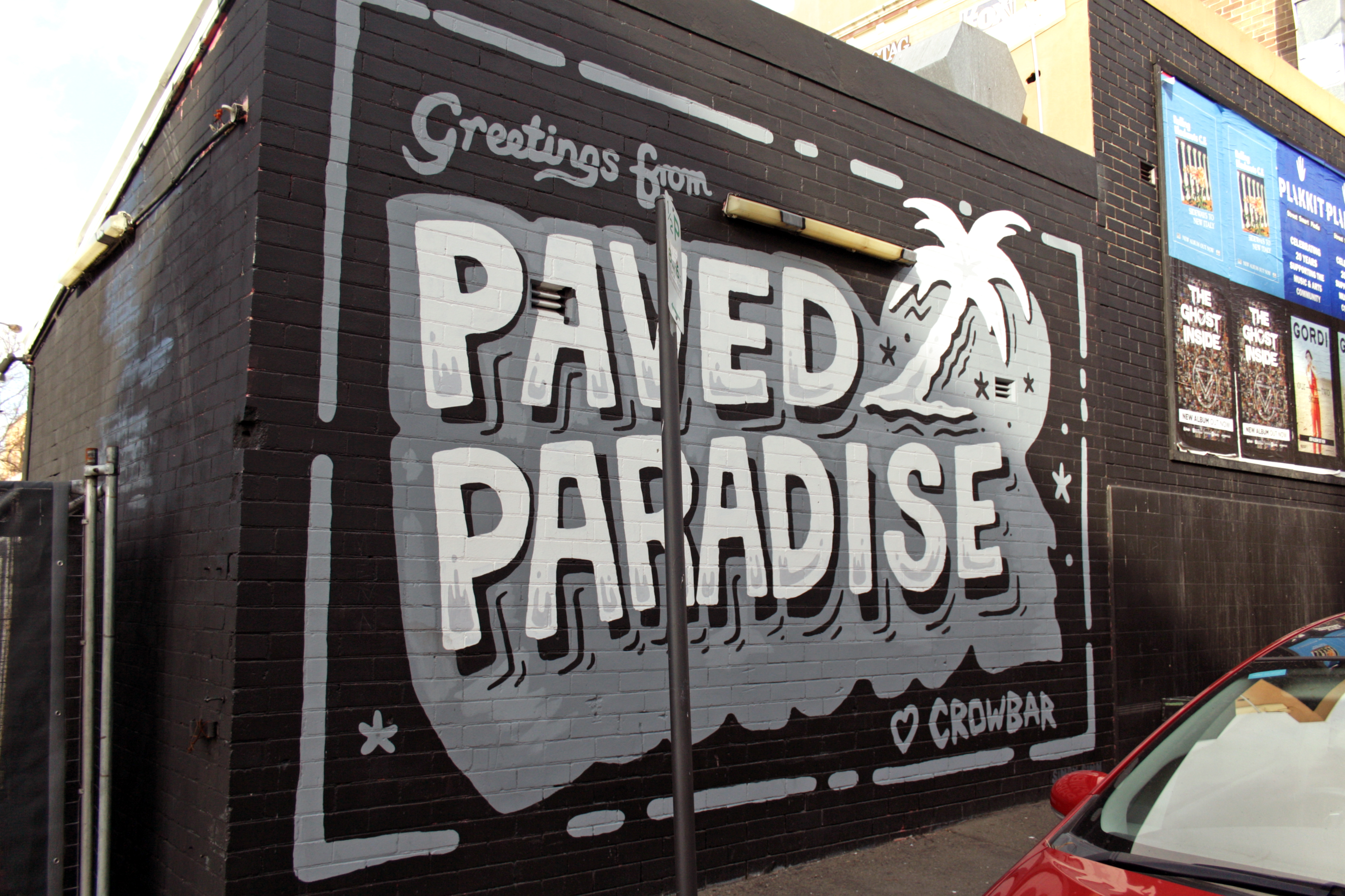Greetings from Paved Paradise | Street Art NSW