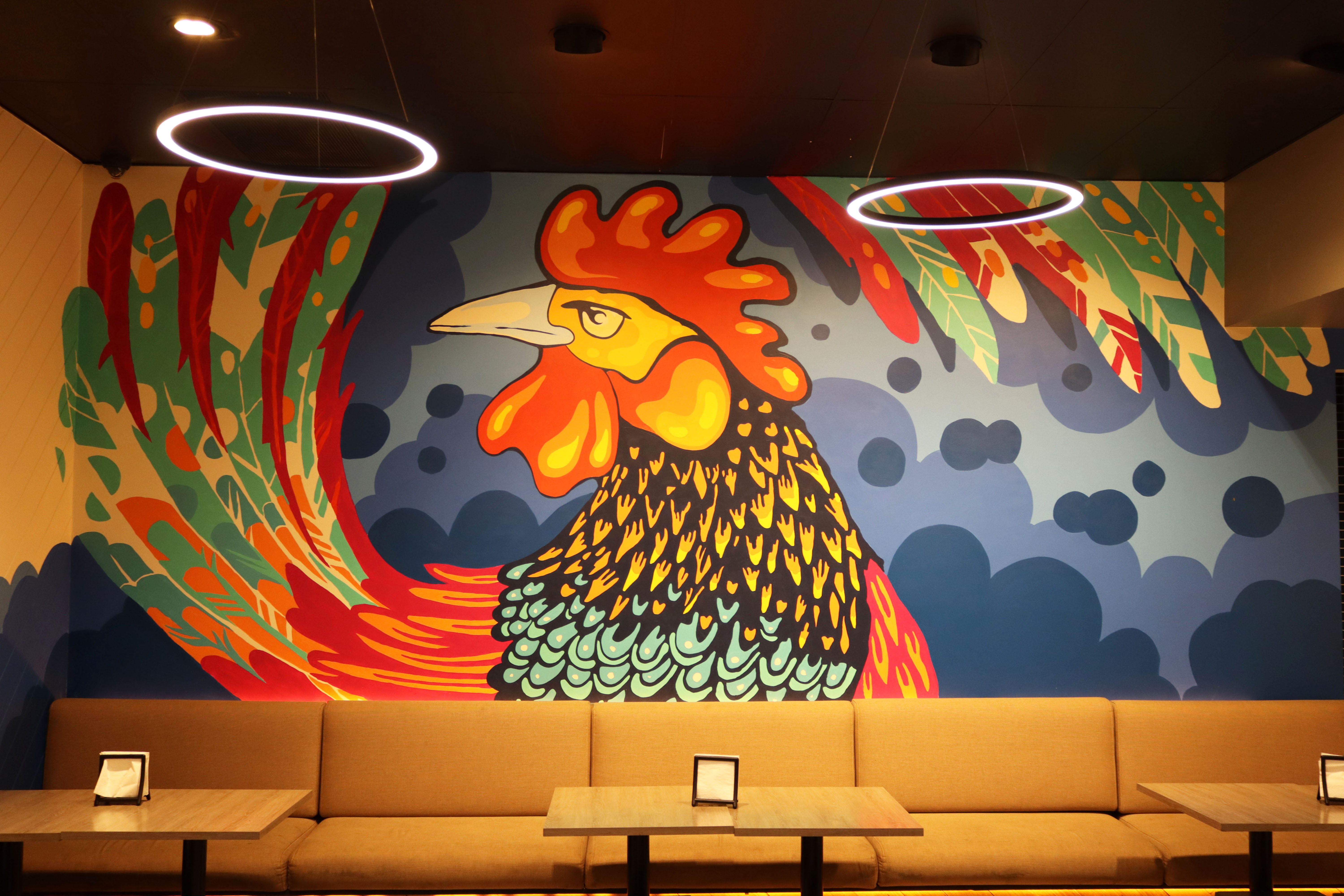 Restaurant Mural by Happy Decay | Street Art NSW