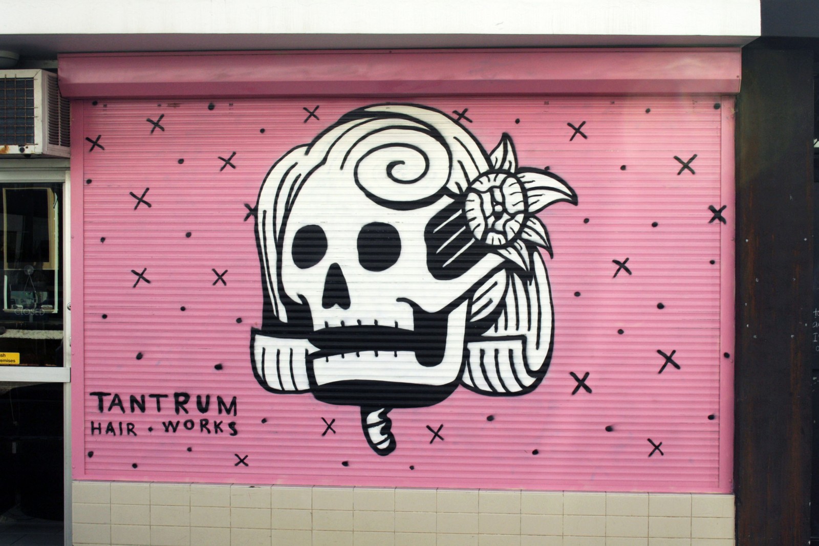 Tantrum Hair Works by Groovy Man | Street Art NSW