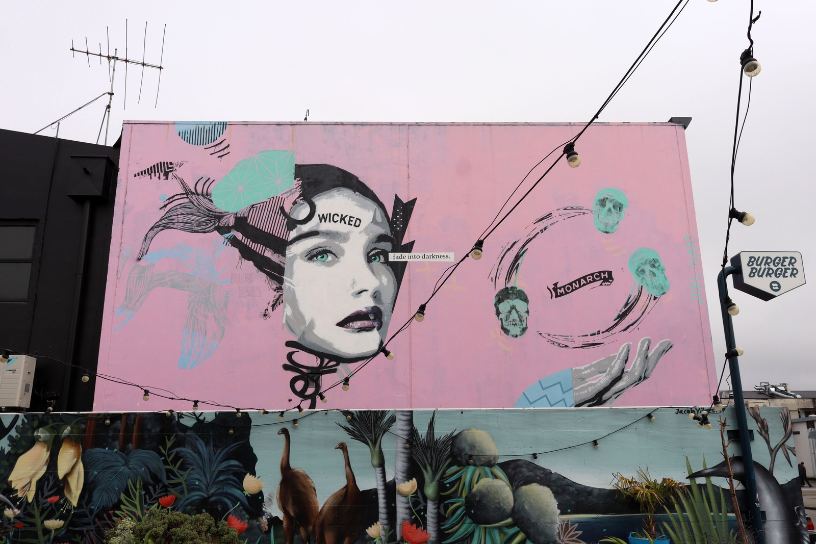 Wicked Monarch by Joel Hart | Street Art NSW