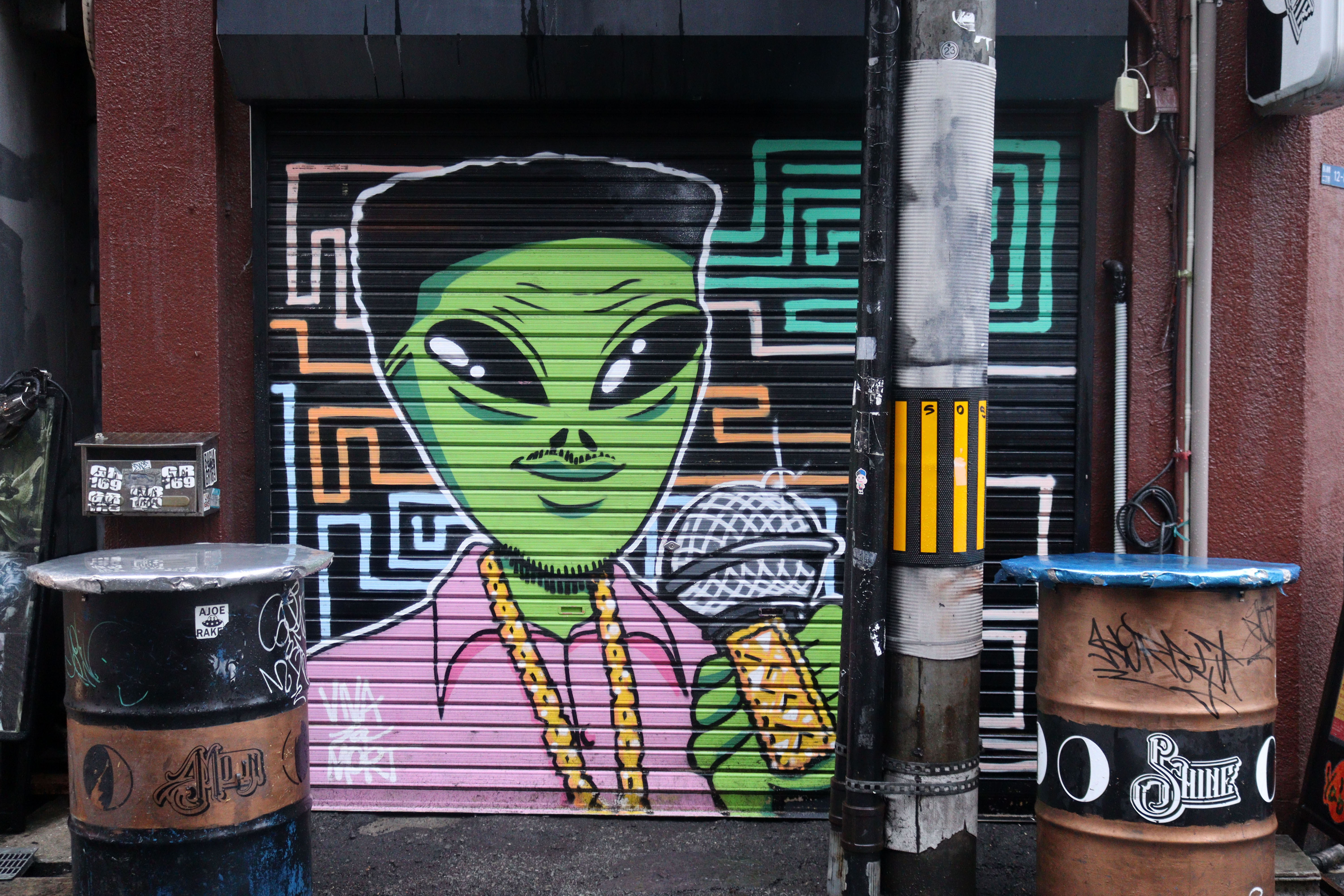 Big Daddy Kalien by Viva La Mort | Street Art NSW