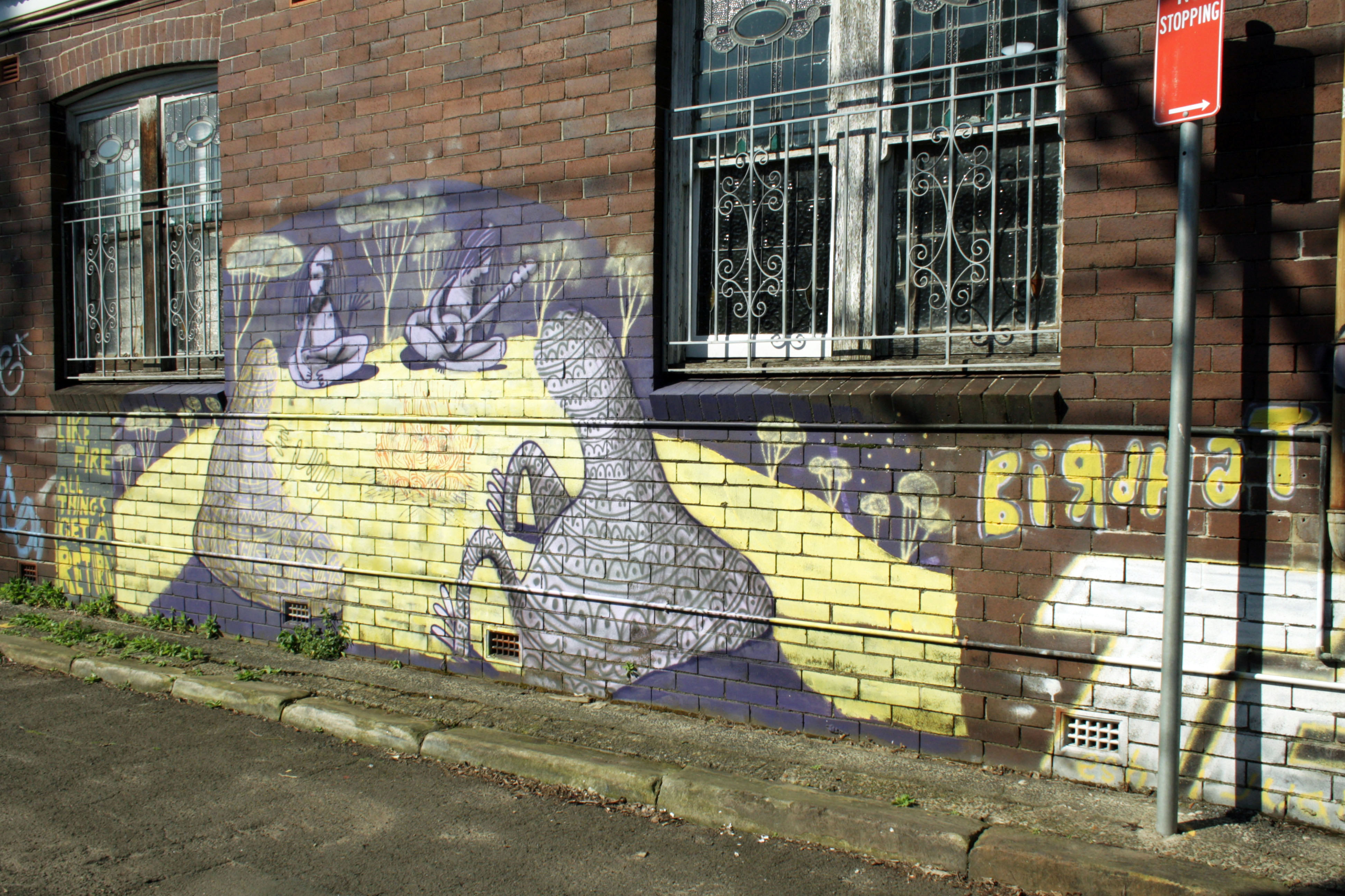 Like Fire All Things Get a Return by Neil Tomkins | Street Art NSW