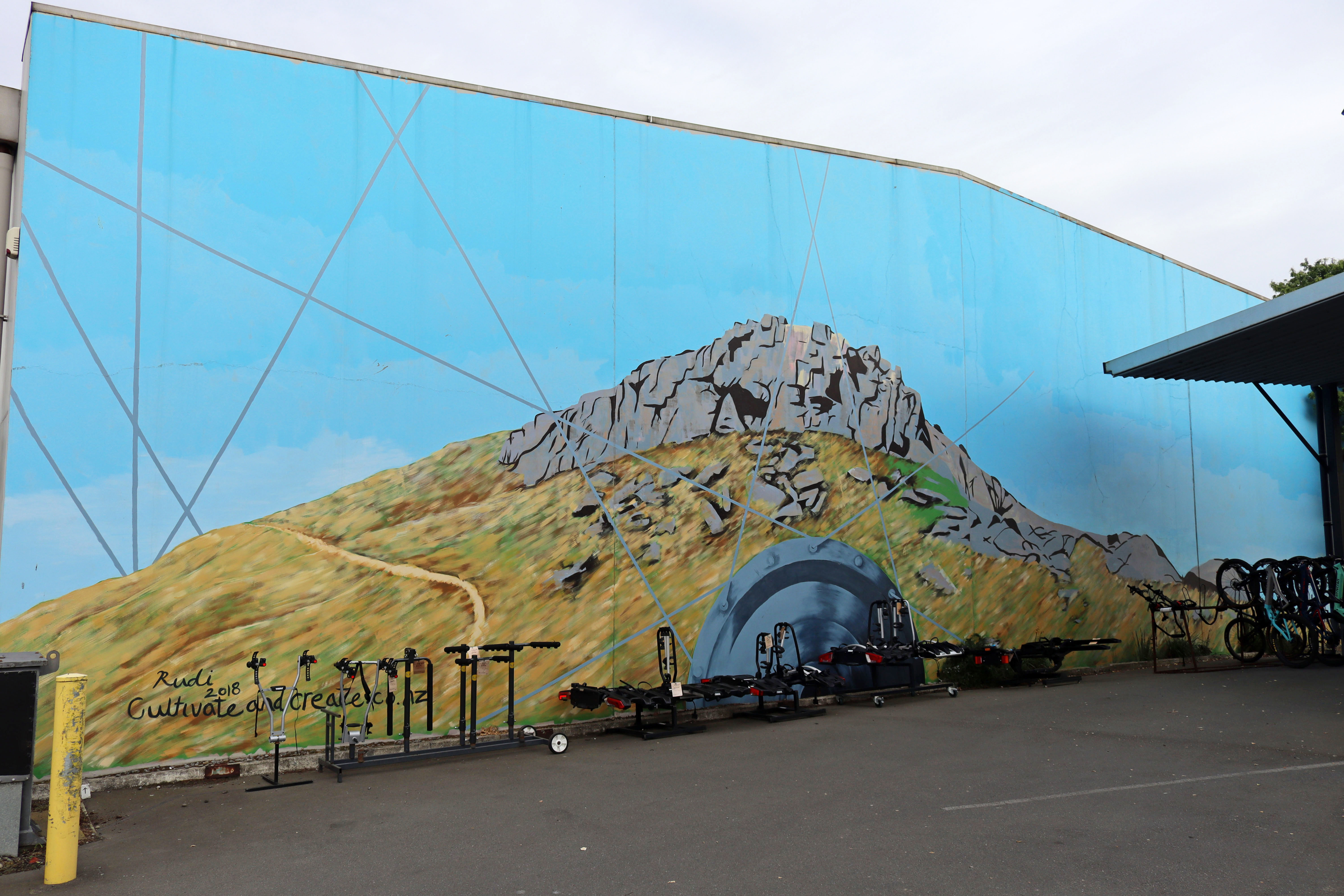 Cycleways Mural by Bridget Allen | Street Art NSW