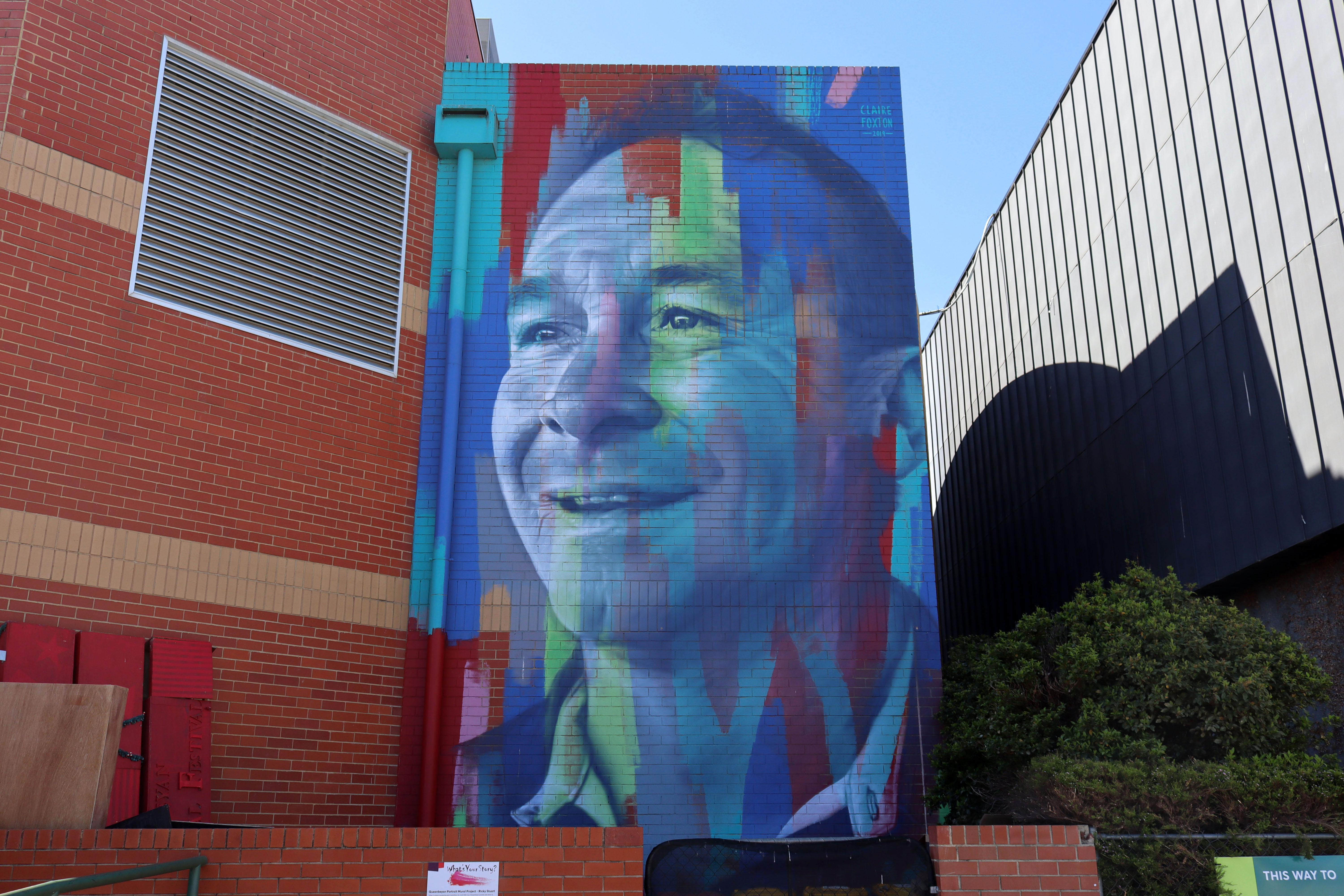 Ricky Stuart by Claire Foxton | Street Art NSW