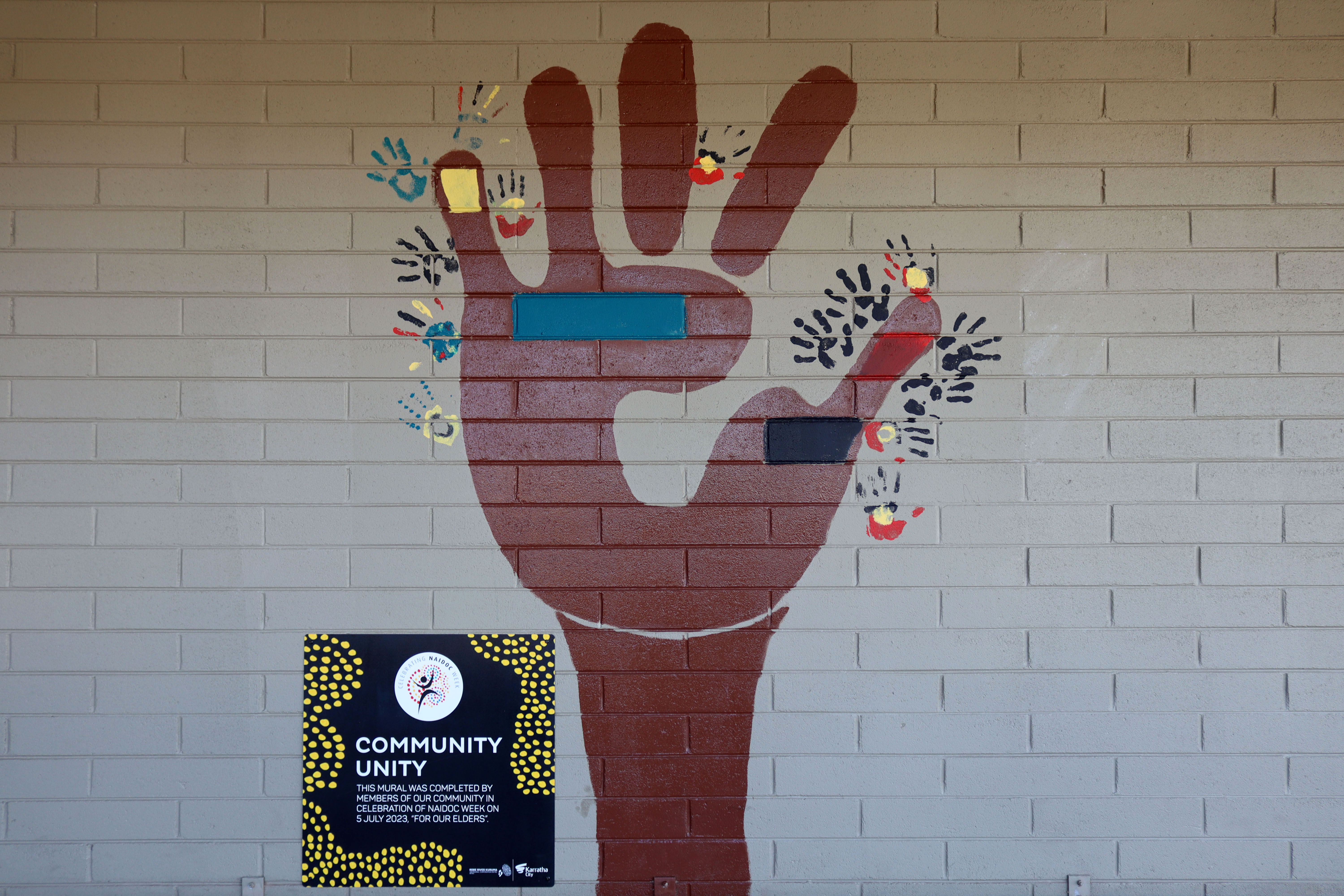 Community Unity by Rose River Kuruma Aboriginal Corporation | Street Art NSW