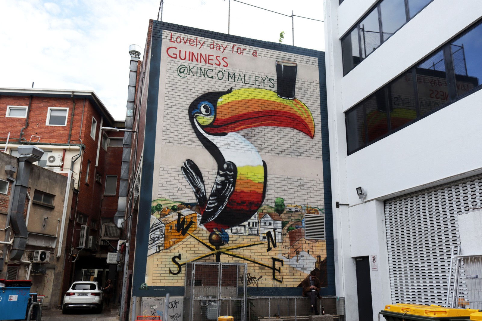Lovely Day for a Guinness by GraffikPaint | Street Art NSW