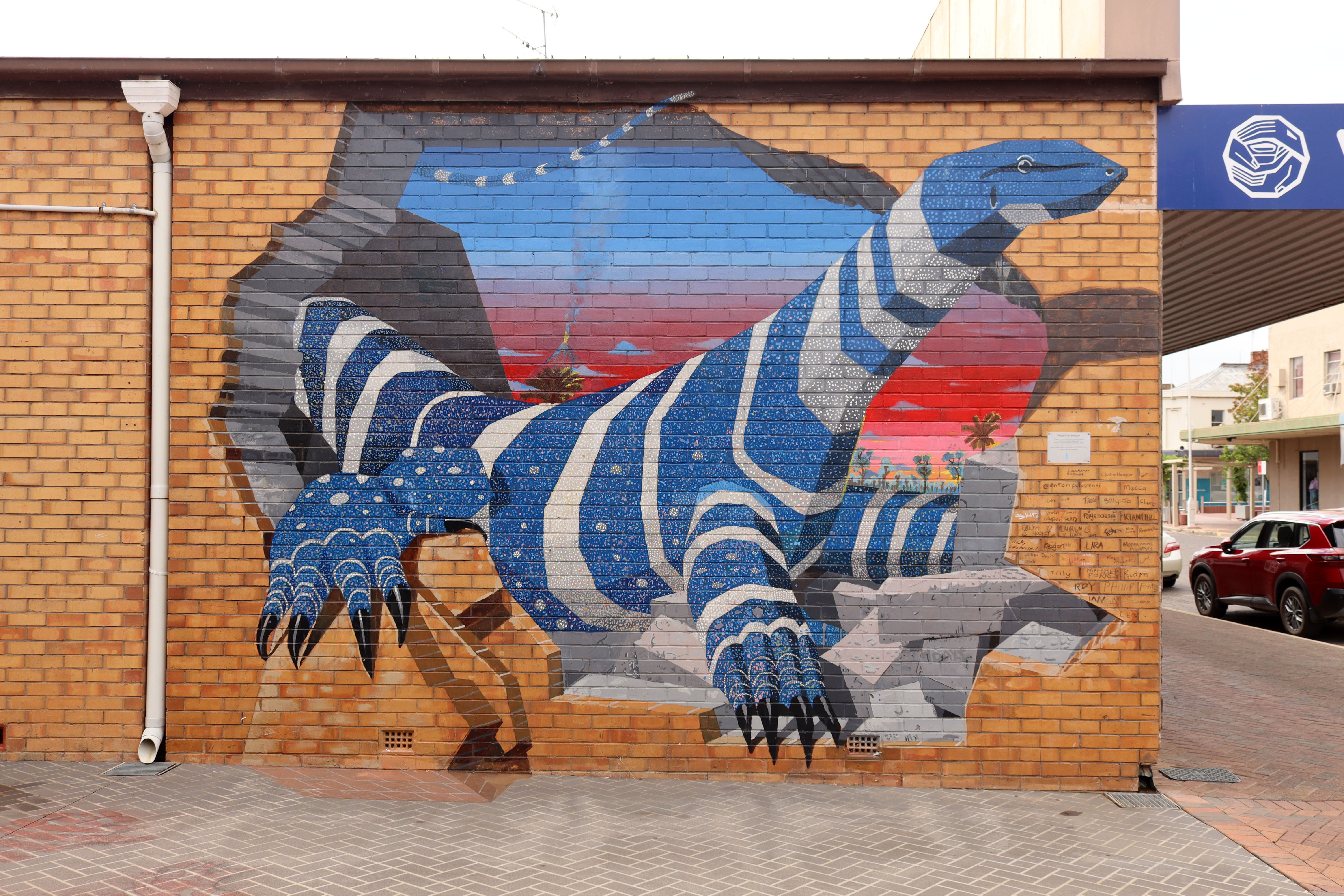 Maggie the Monitor by Anton Pulvirenti | Street Art NSW