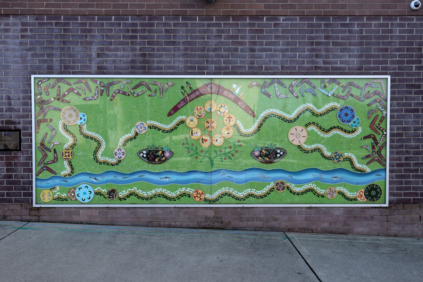 Gagil Murrang (Become Well) by Uncle Tom Clarke | Street Art NSW