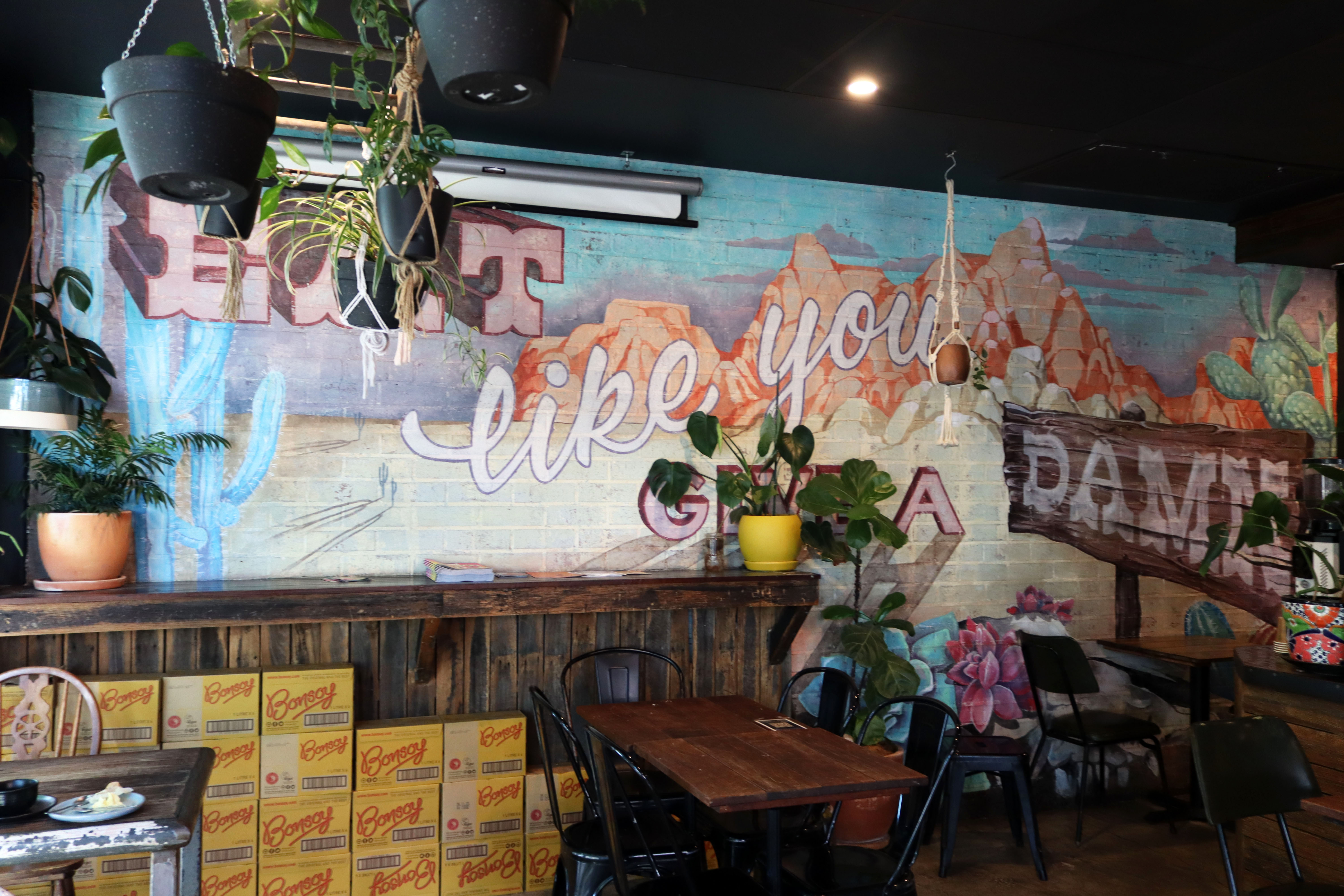Eat Like You Give a Damn by Frank & Mimi | Street Art NSW