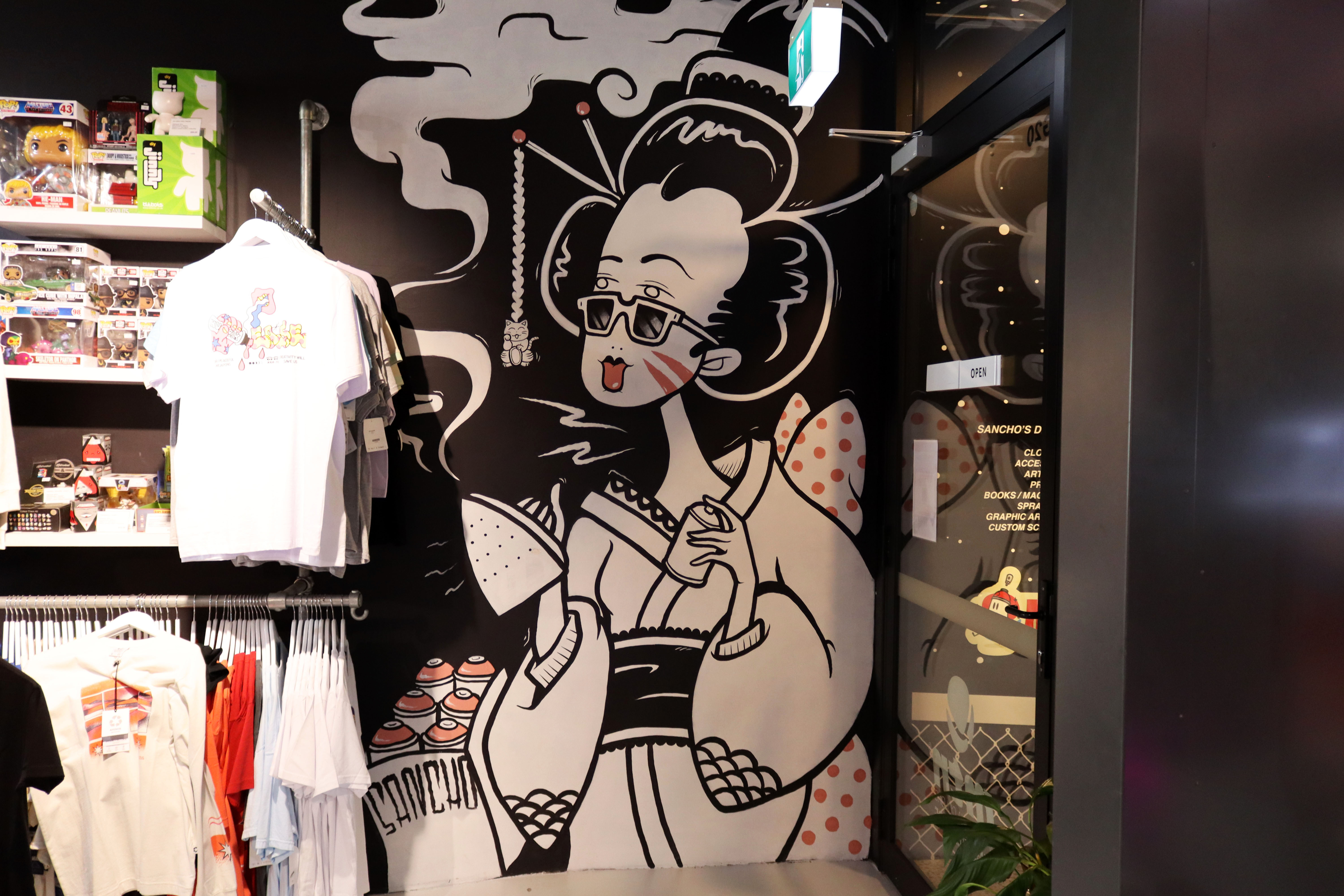 Geisha by Josh Roy Barlow | Street Art NSW