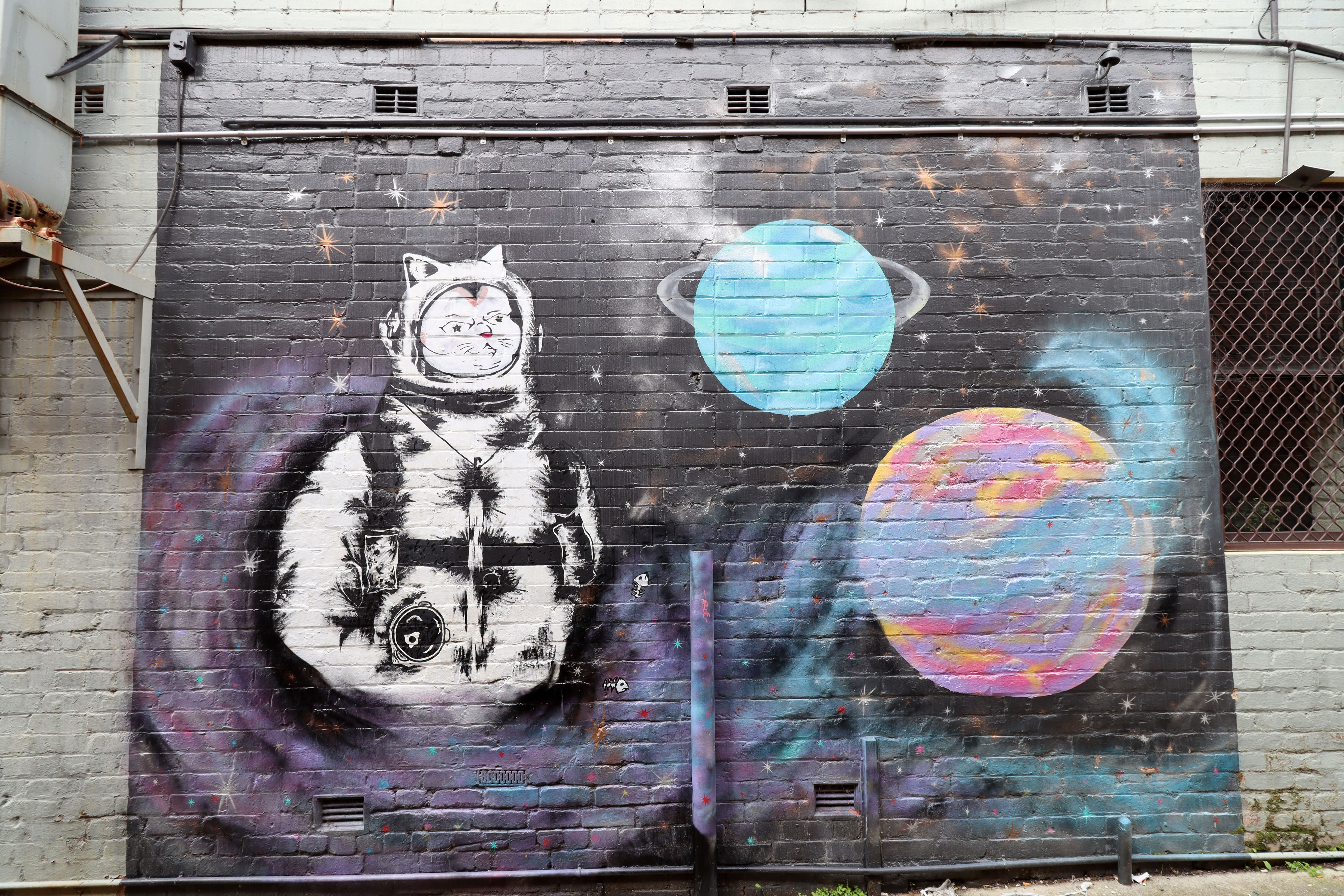 I'm Not Outta Place; I'm From Outer Space! by Kristina Swoboda | Street Art NSW