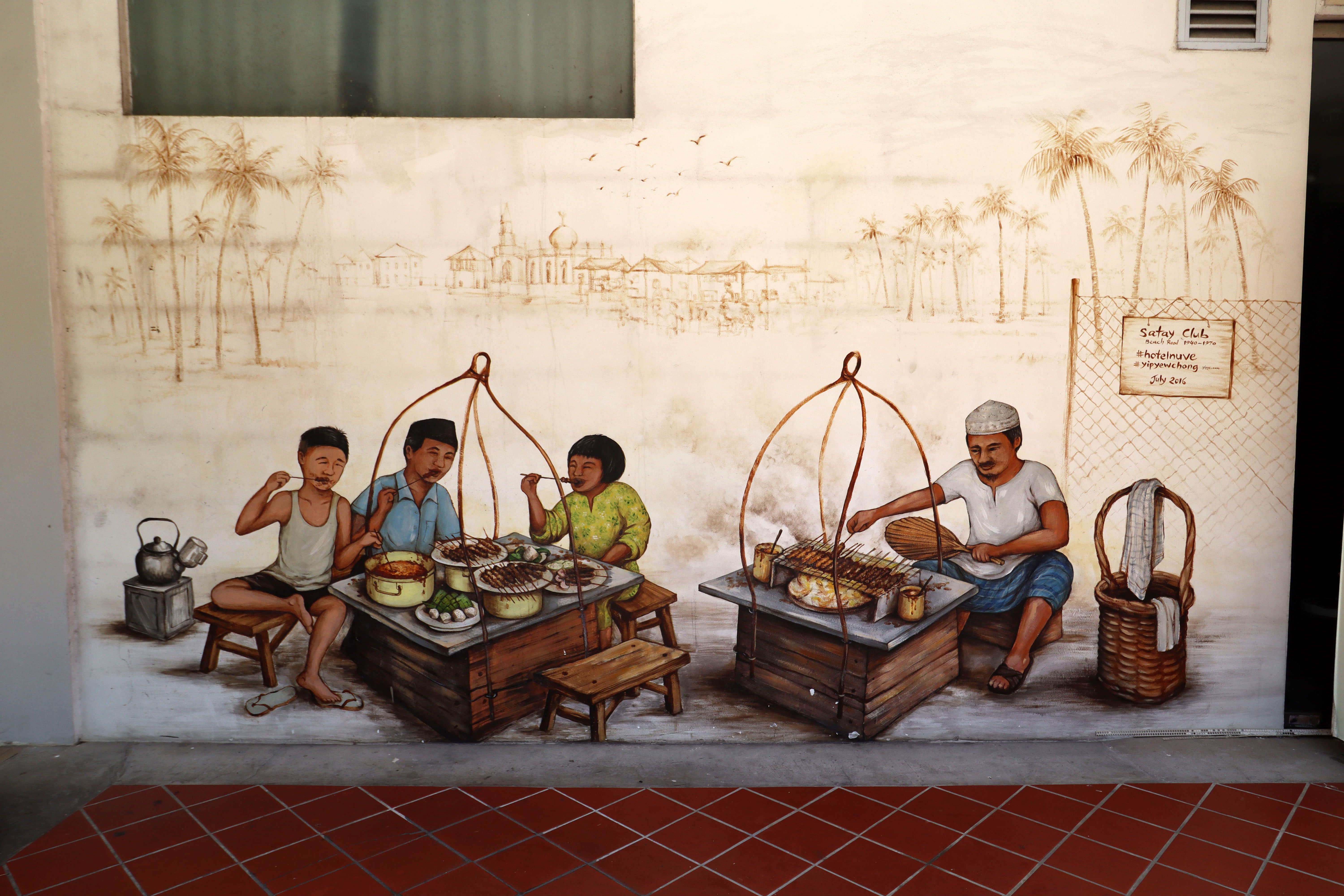 Satay Club by Yip Yew Chong | Street Art NSW