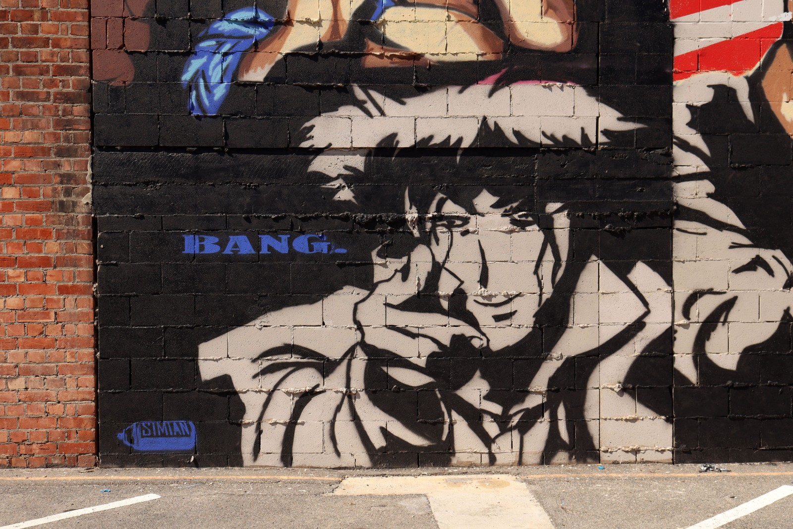 Spike Spiegel by Simeon Jones | Street Art NSW
