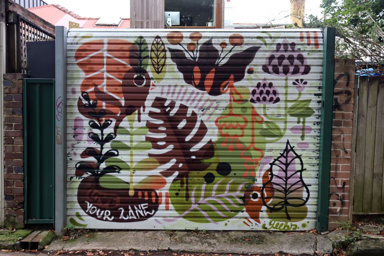 Love Your Lane by Geebs | Street Art NSW