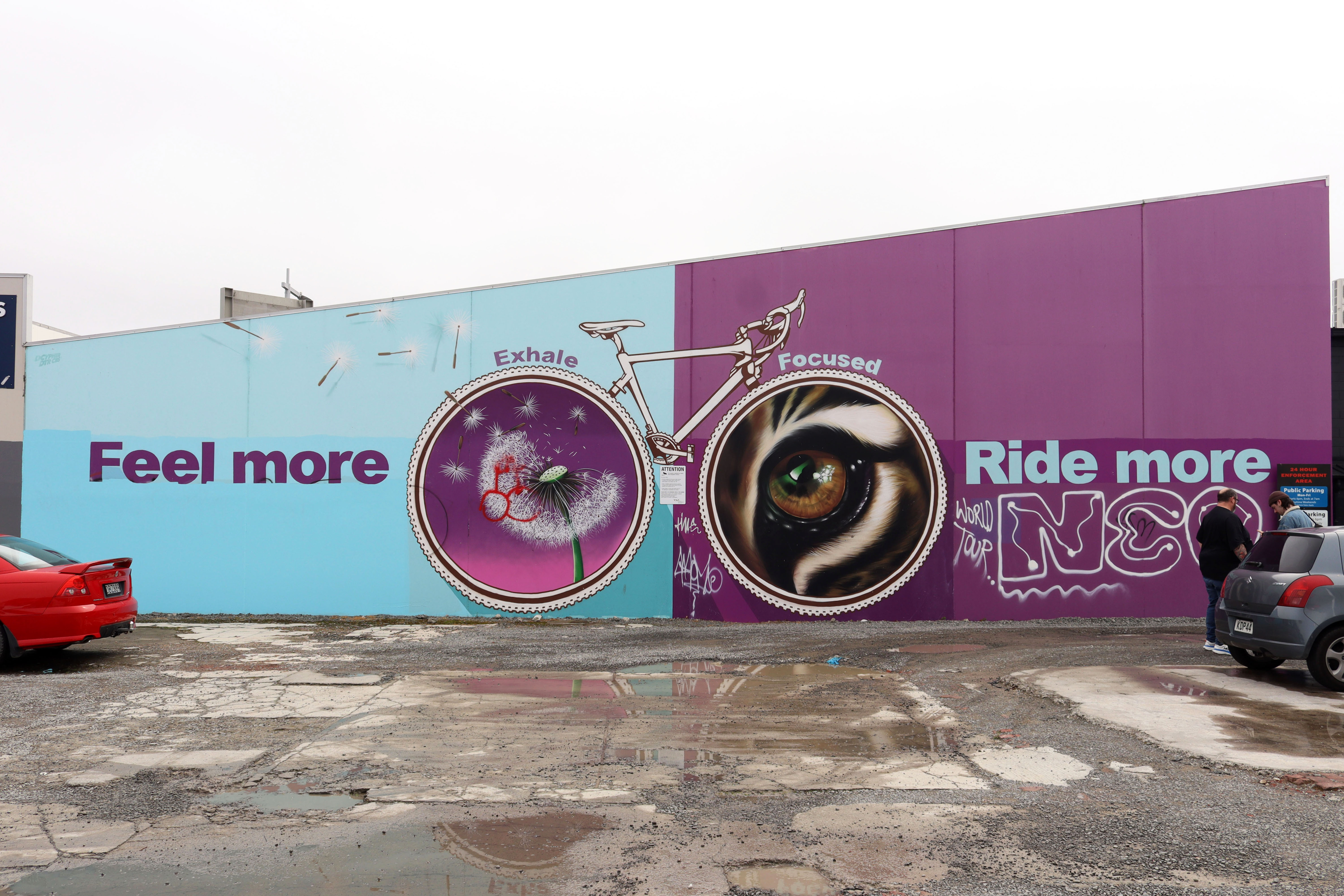 Feel More, Ride More by Dcypher | Street Art NSW