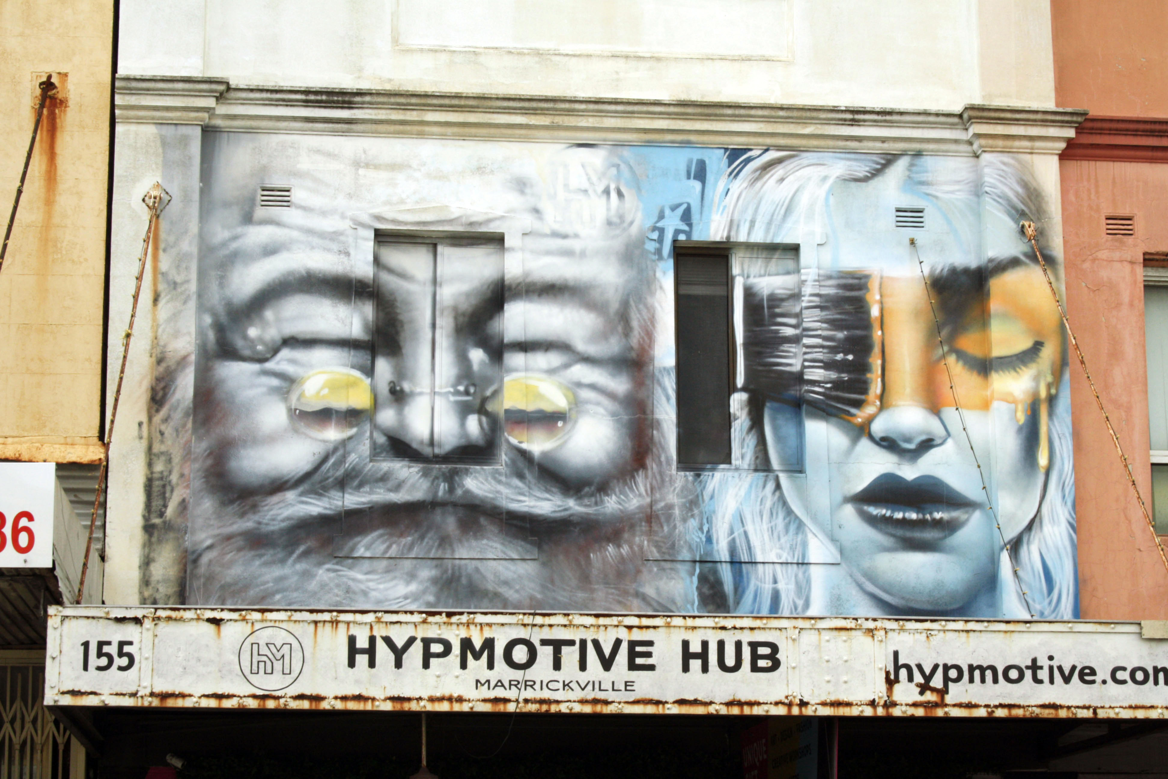 Hypmotive Hub by Brad Robson | Street Art NSW