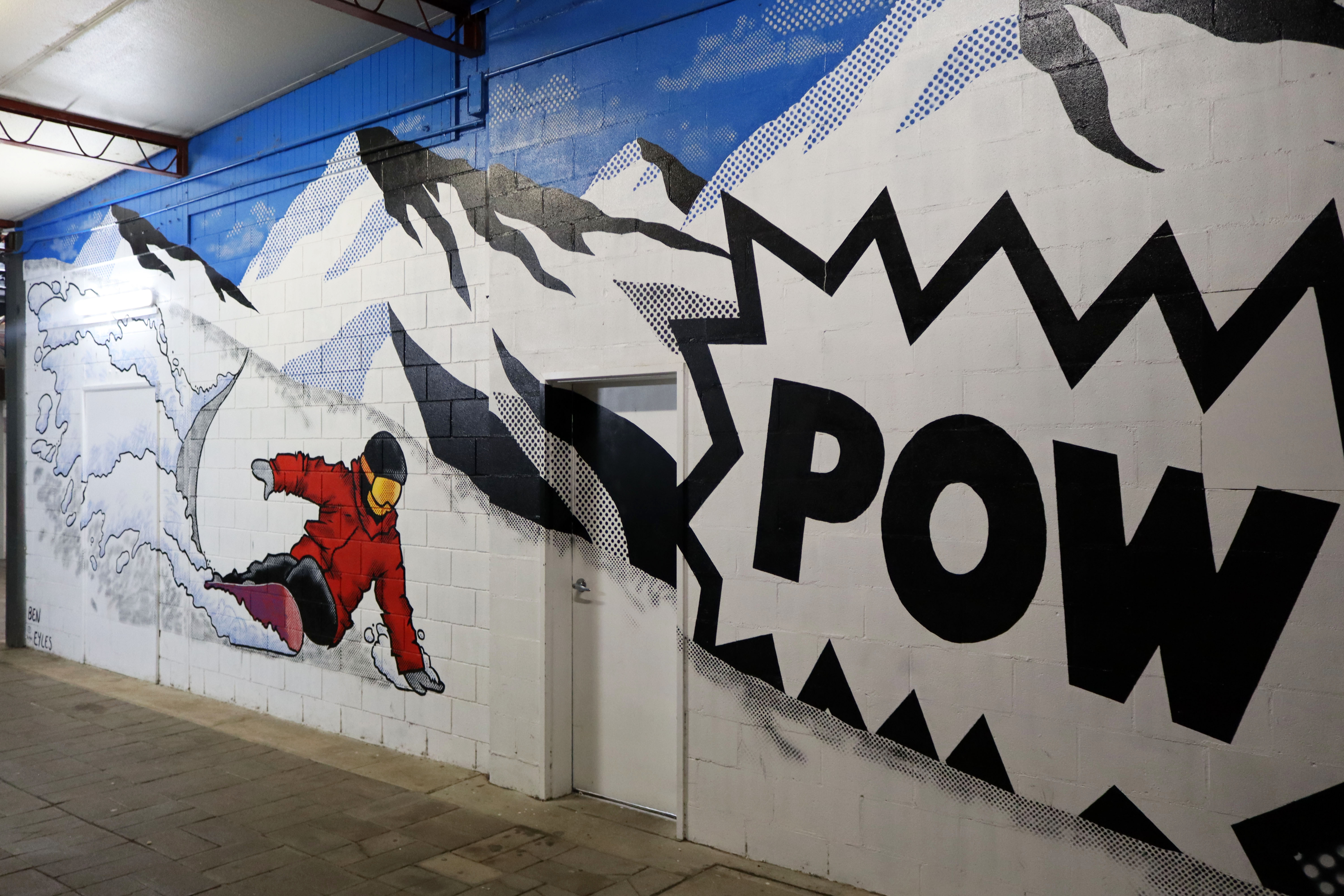 POW Mural by Ben Eyles | Street Art NSW
