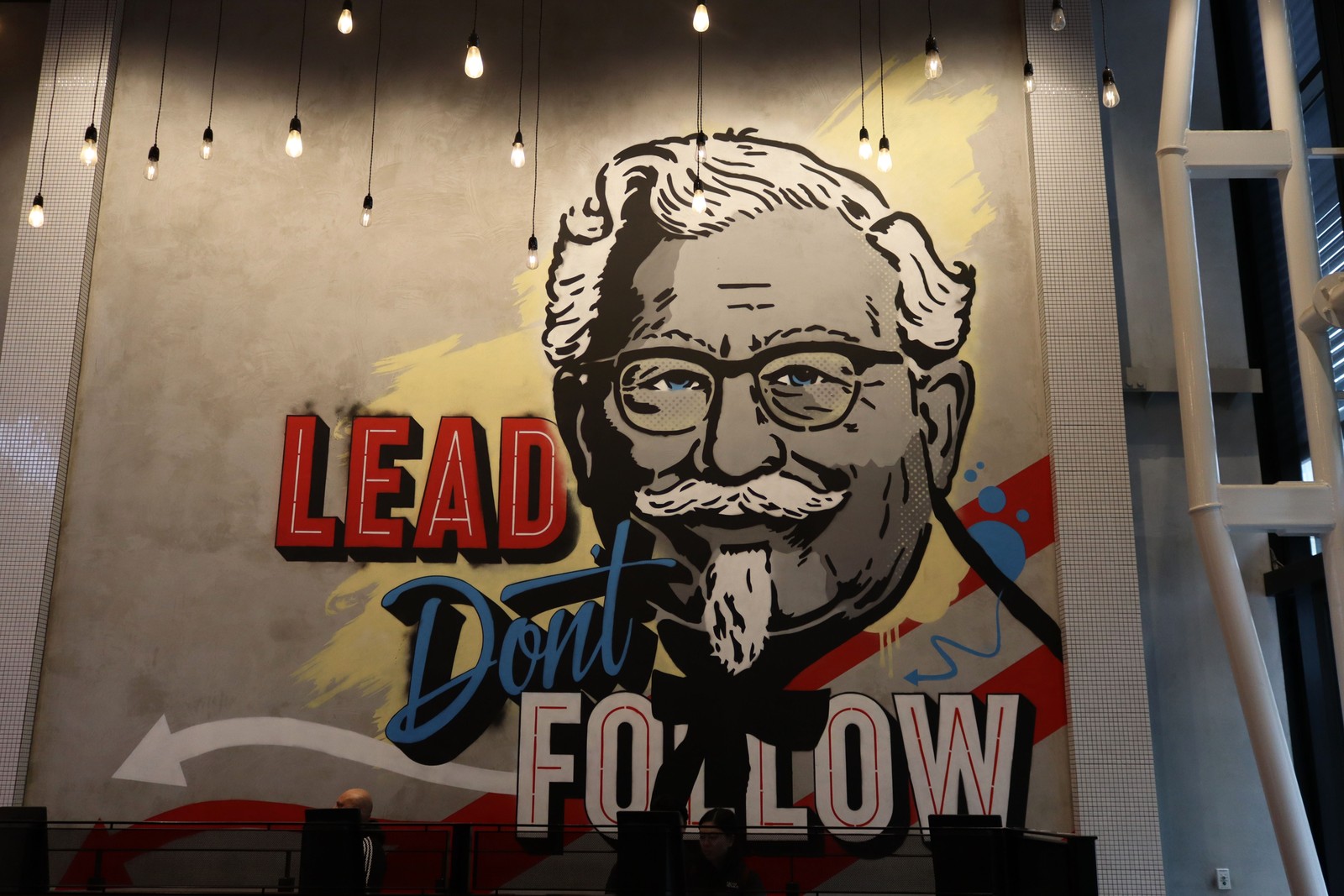 Lead Don't Follow by Component | Street Art NSW