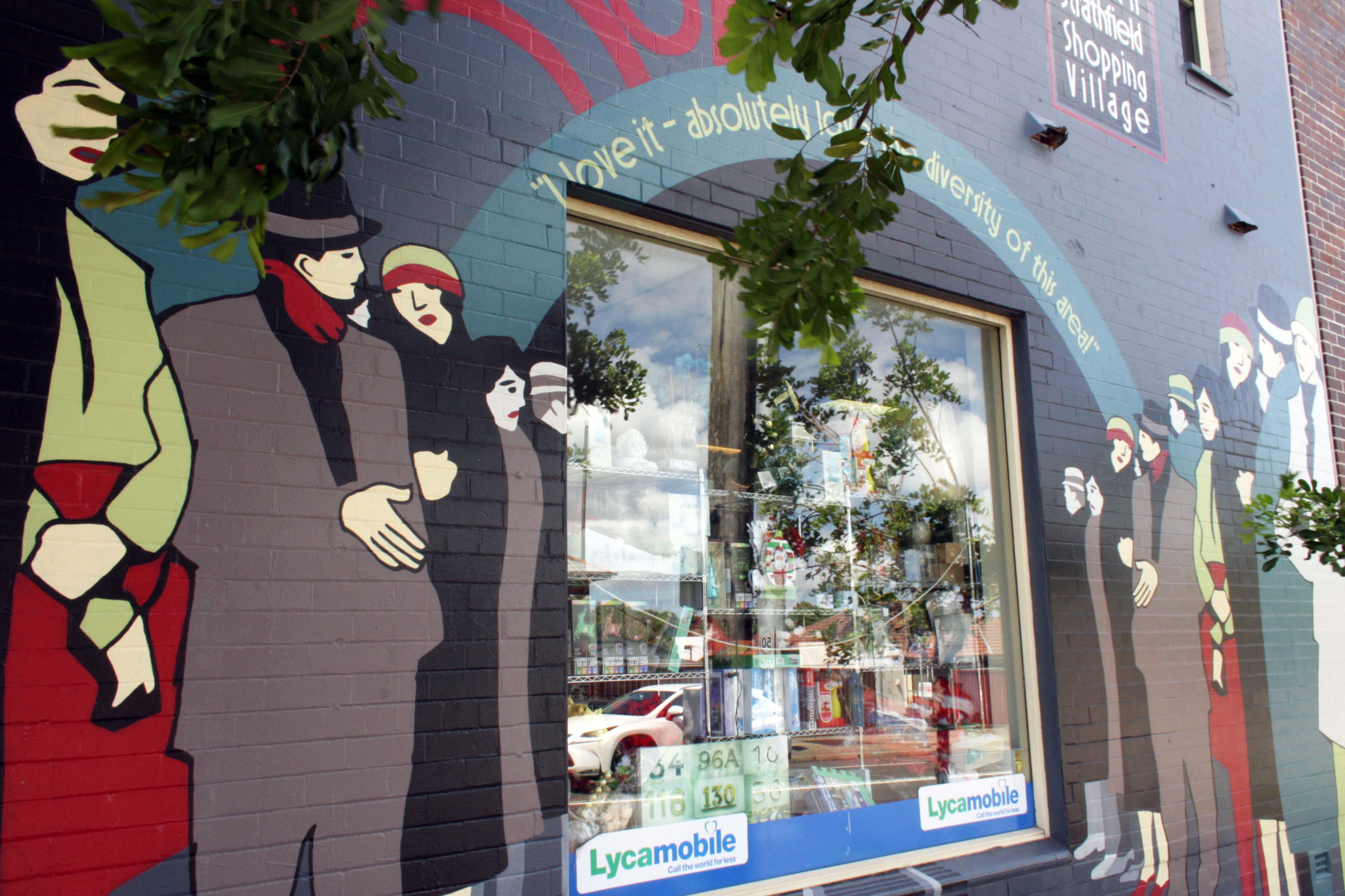 North Strathfield Shopping Village by Mark Sheehan | Street Art NSW