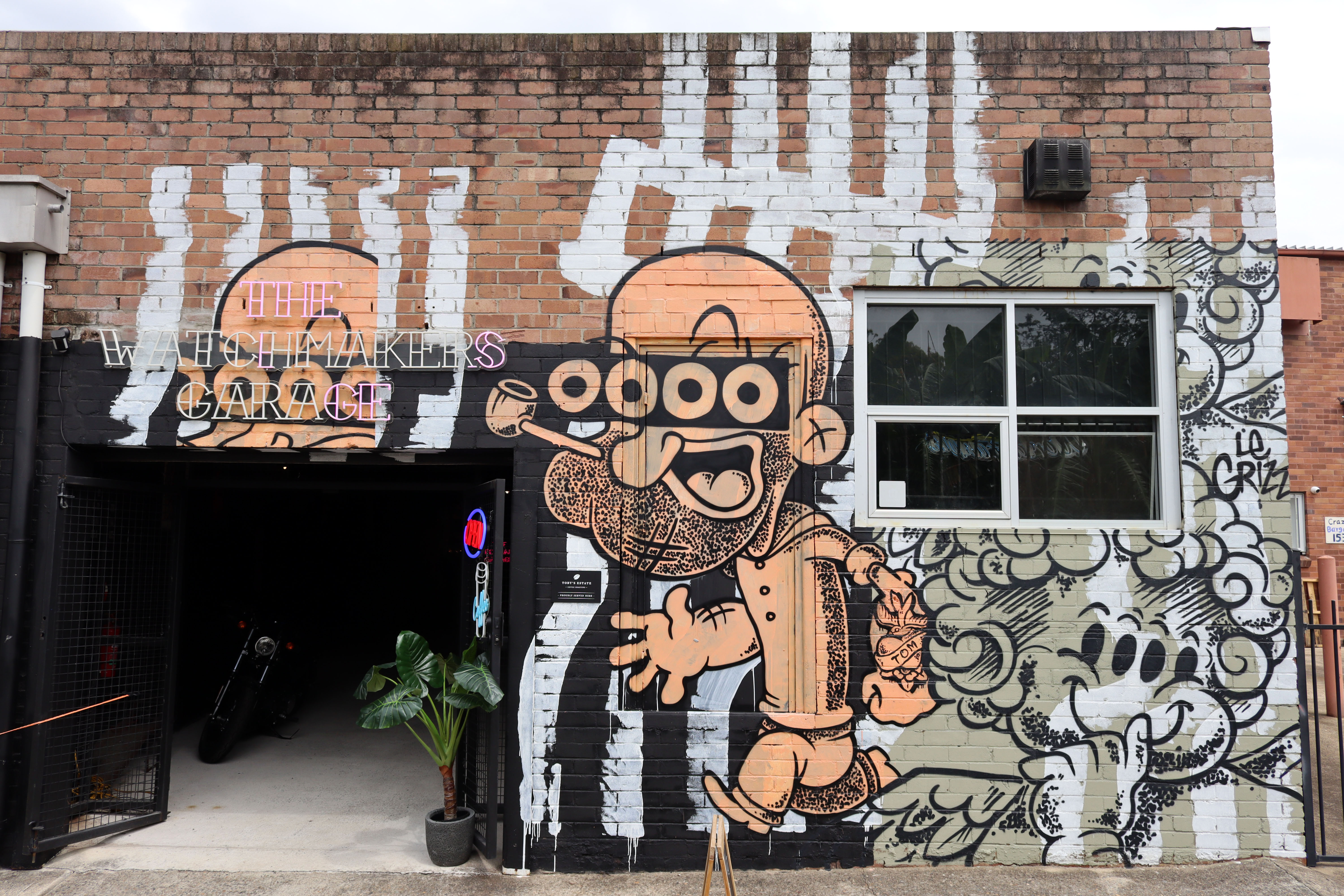 The Watchmaker's Garage by Le Grizz | Street Art NSW