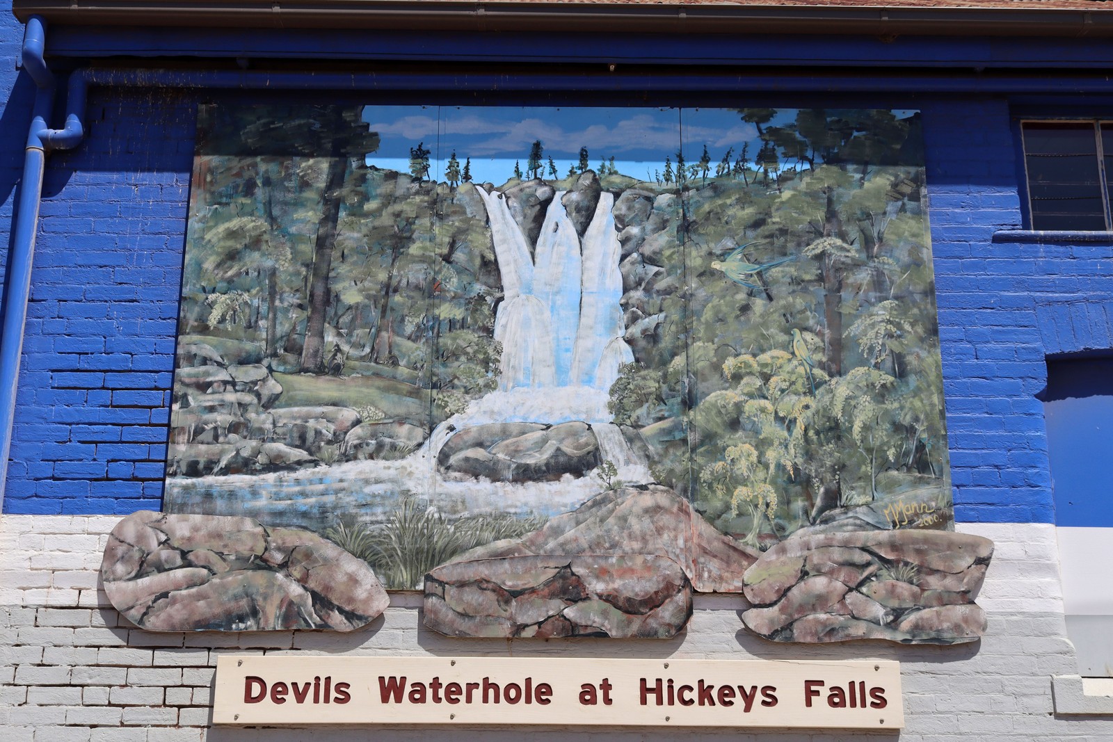 Devils Waterhole at Hickeys Falls by Marilyn Mann | Street Art NSW