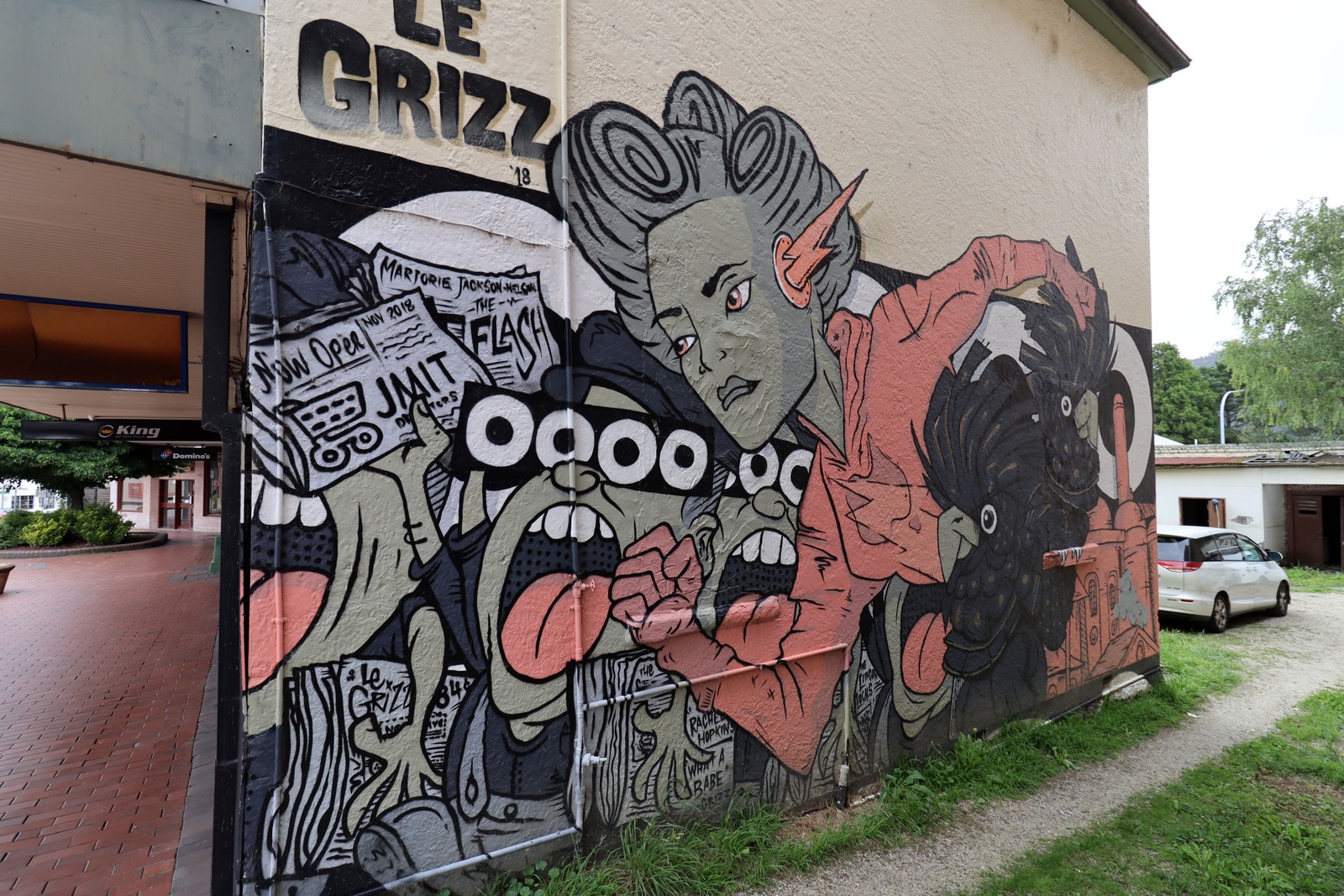 Homage to Lithgow by Le Grizz | Street Art NSW