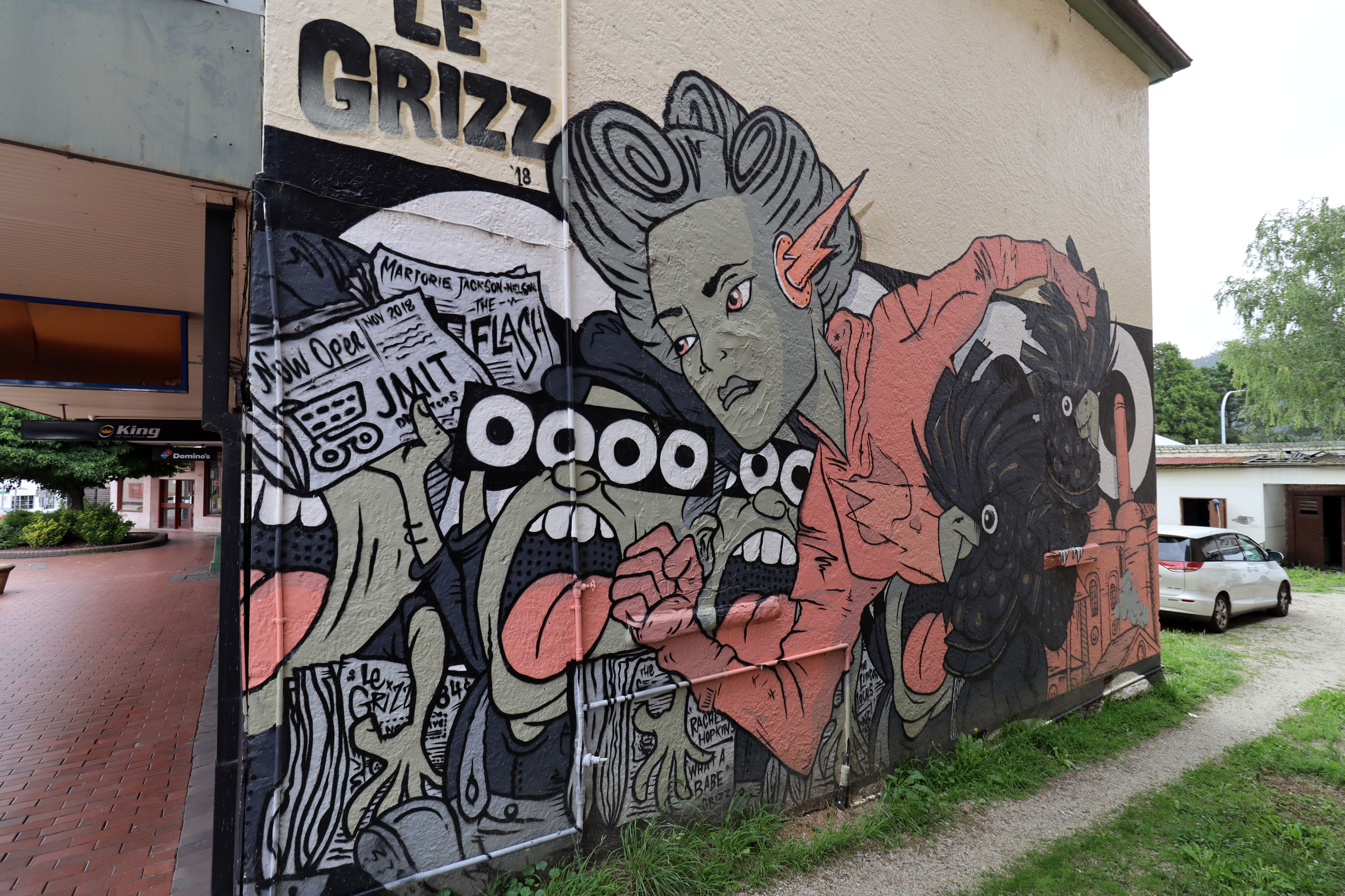 Homage to Lithgow by Le Grizz | Street Art NSW