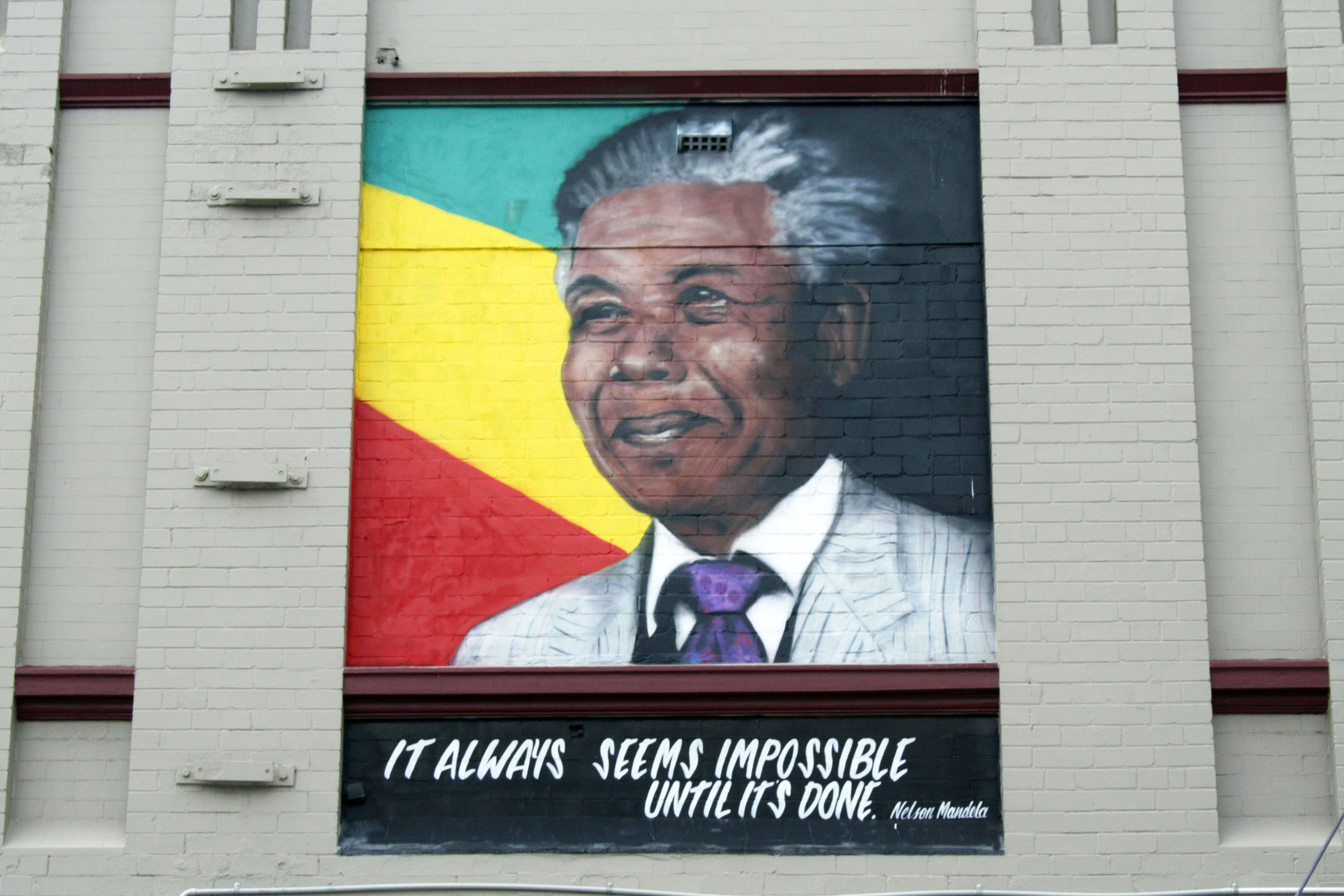 Nelson Mandela | Street Art NSW