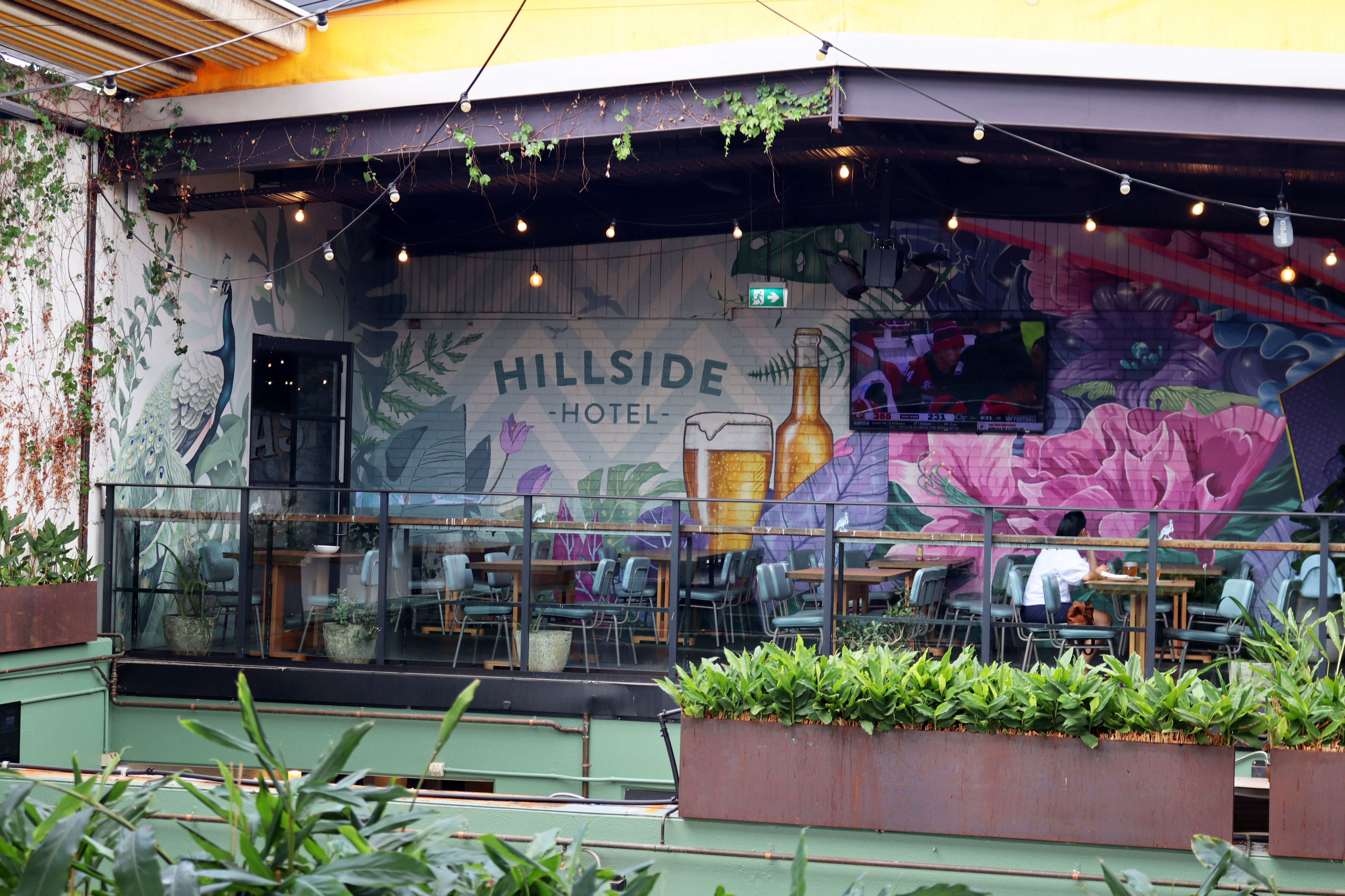 Hillside Hotel by Madworld Murals | Street Art NSW