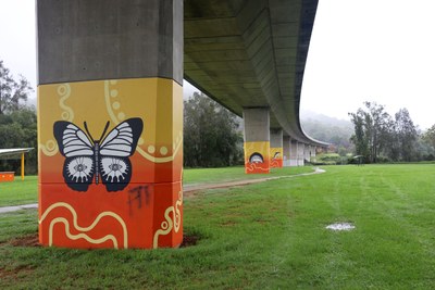 Log Wharf Mural