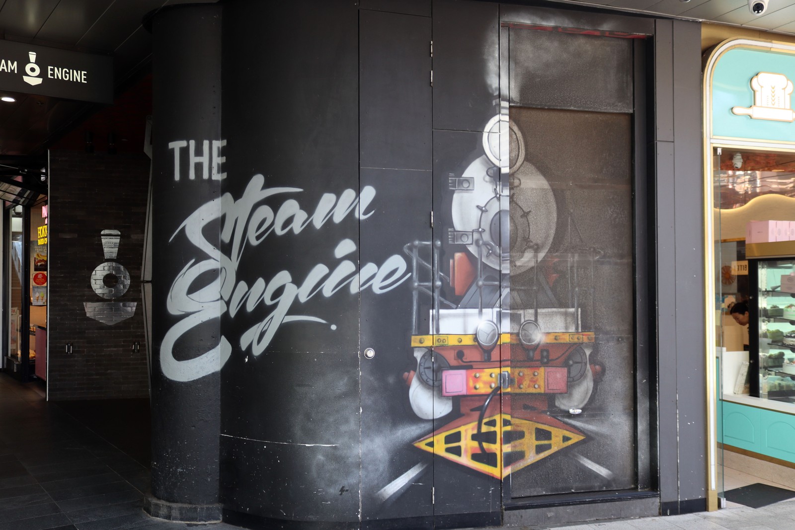 The Steam Engine by Sid Tapia | Street Art NSW