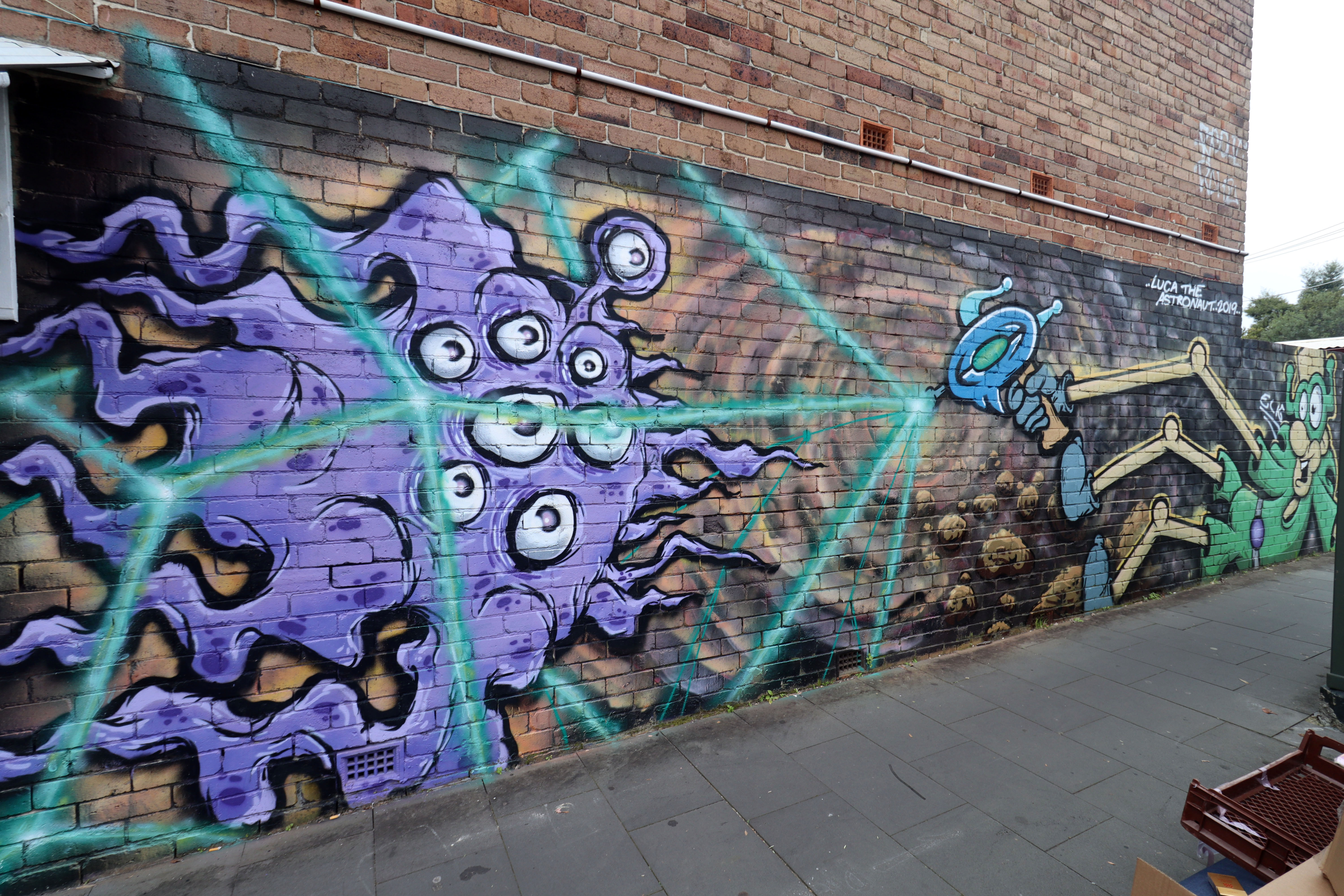 Untitled by Luca the Astronaut | Street Art NSW