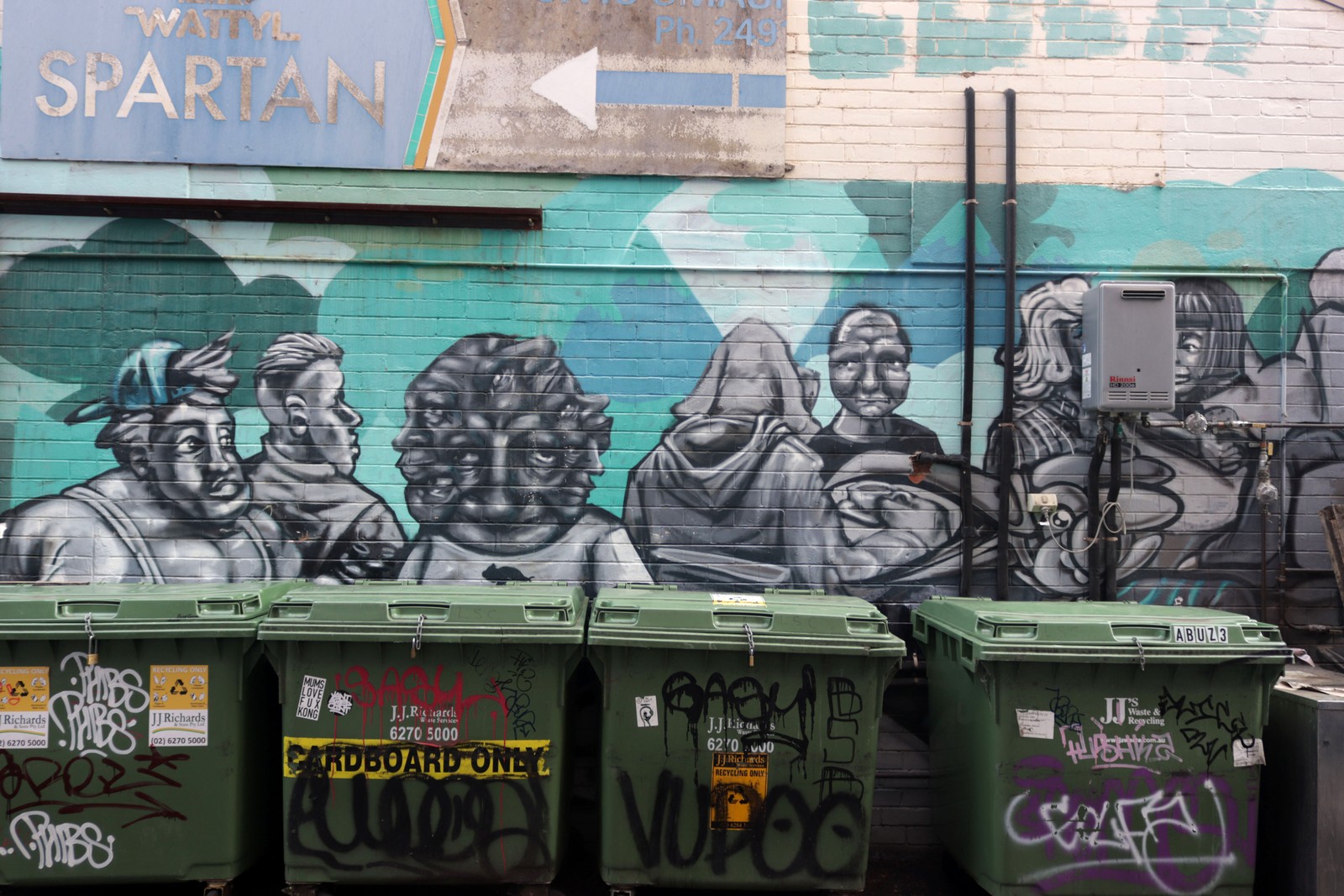 Spartans by Alex Grils | Street Art NSW