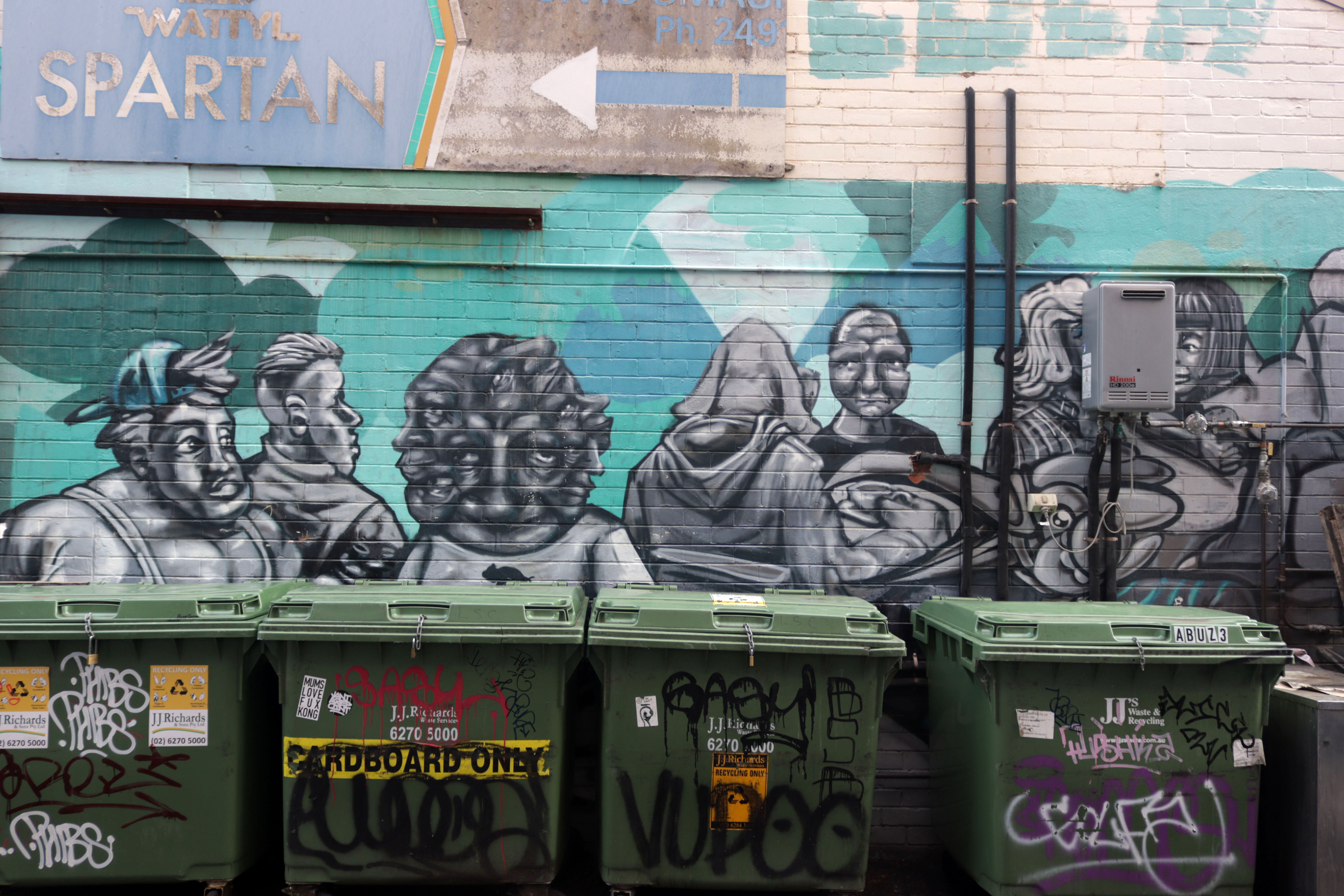 Spartans by Alex Grils | Street Art NSW