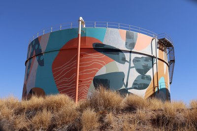 Karratha Water Tank Mural