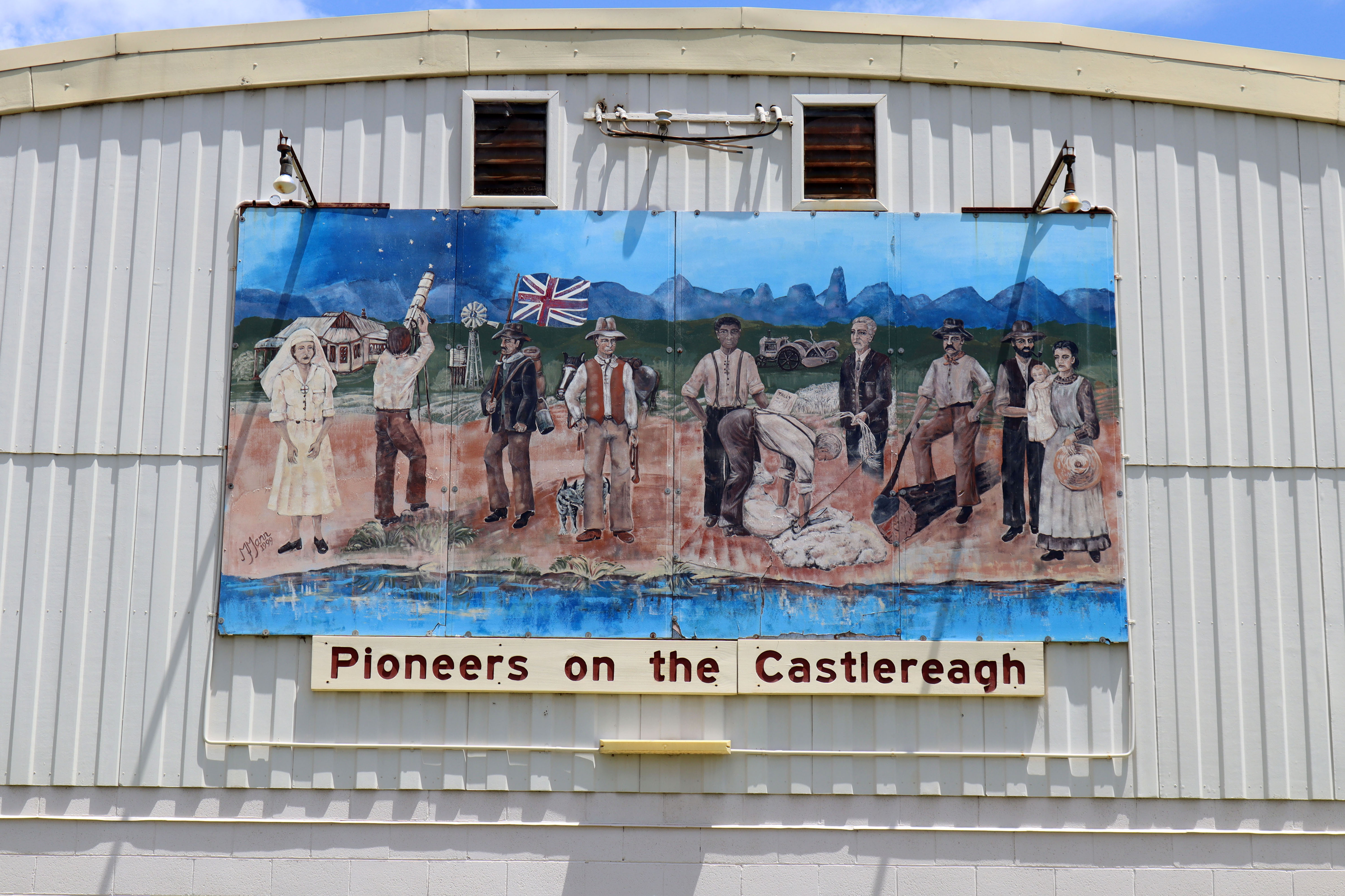 Pioneers of the Castlereagh by Marilyn Mann | Street Art NSW