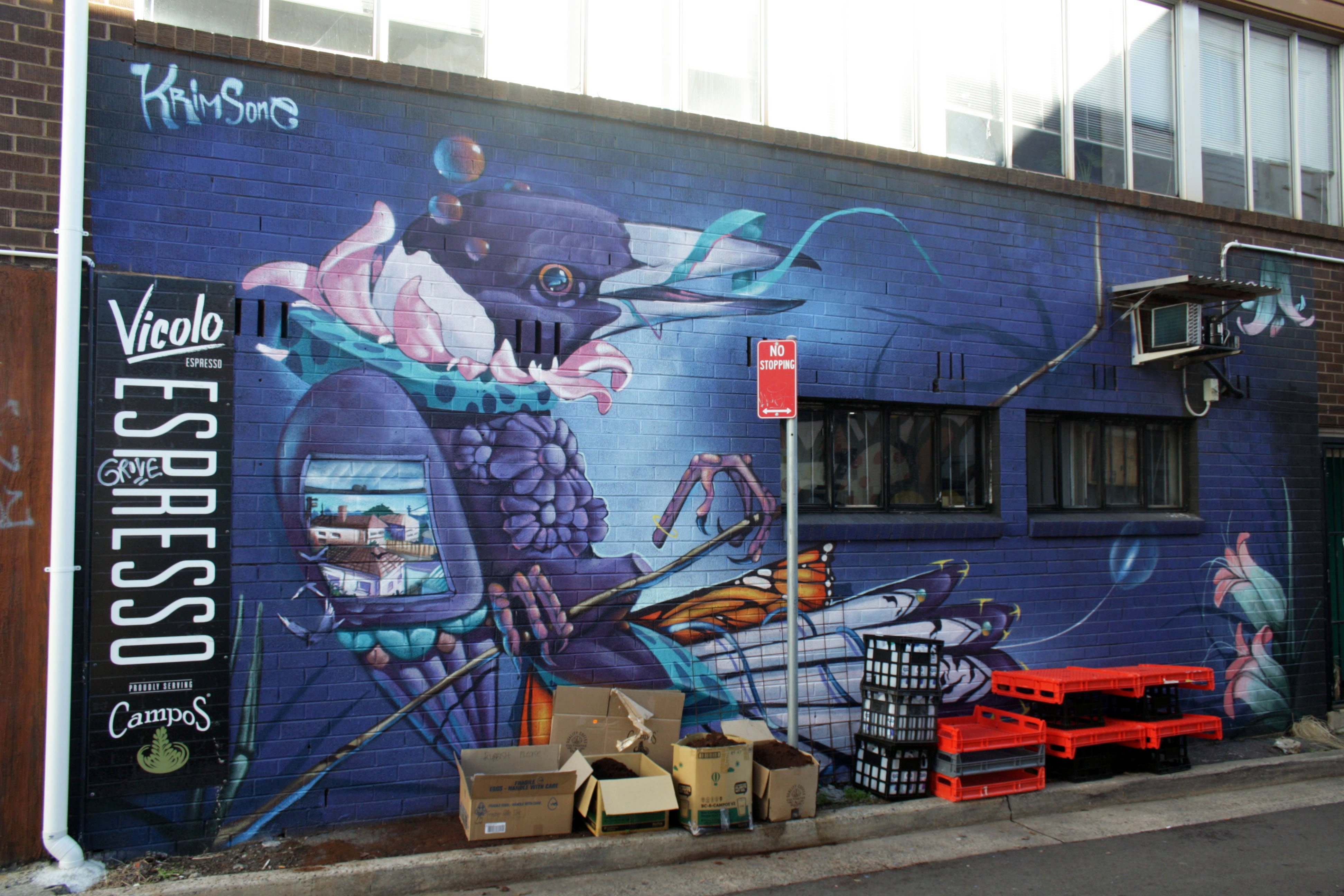 Untitled by Krimsone | Street Art NSW