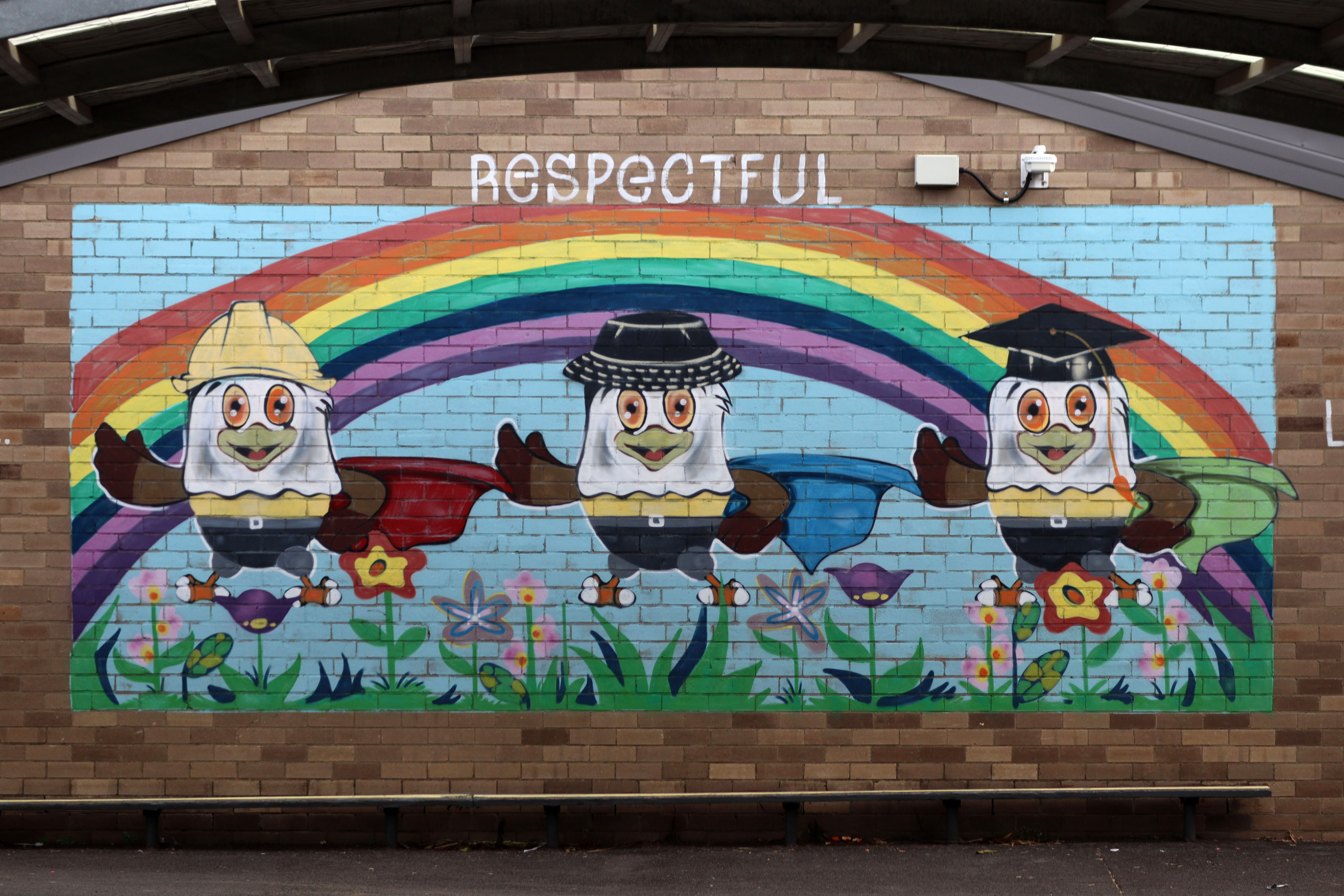 Safe Respectful Learners by Joe Quilter | Street Art NSW
