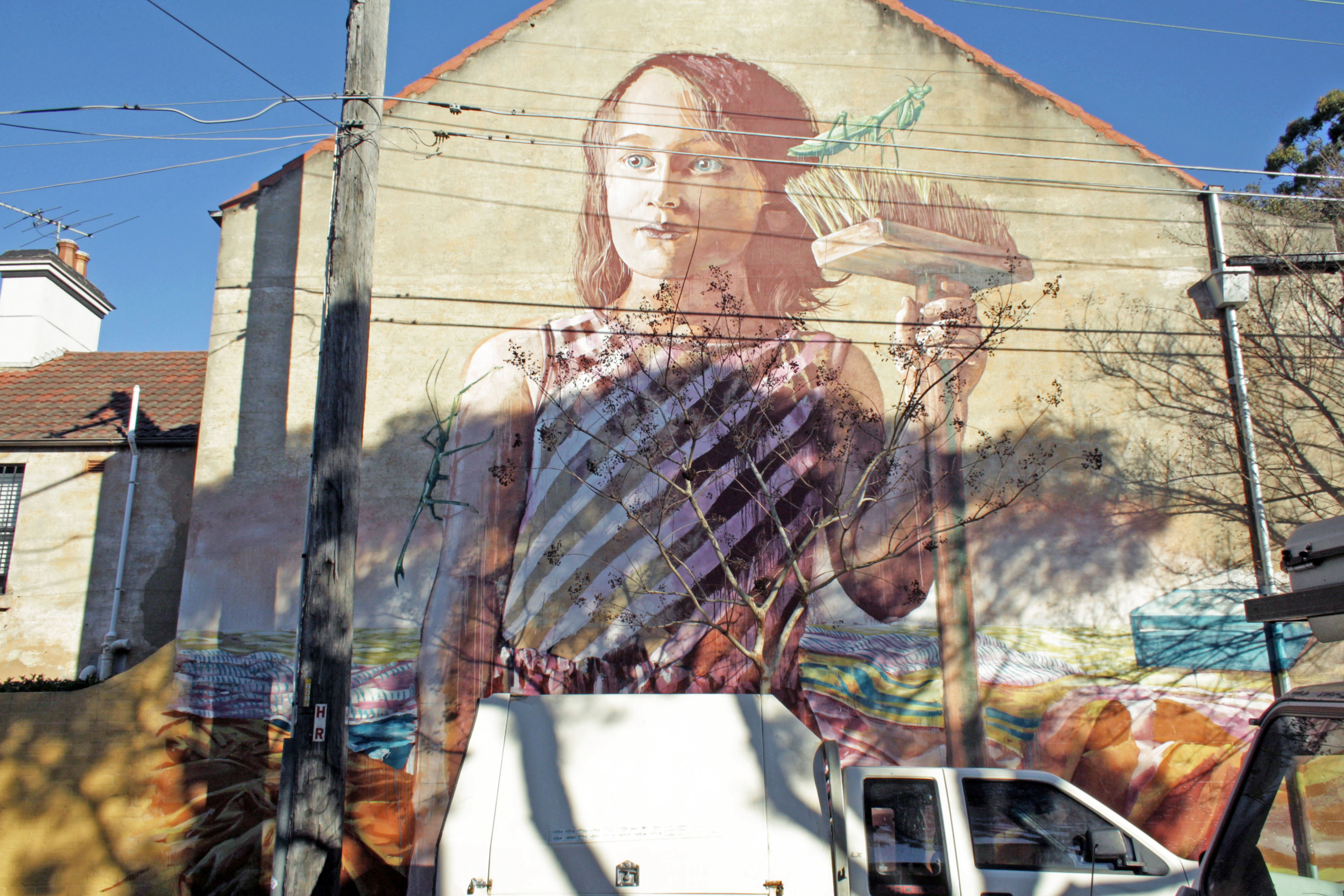 The Clean Up by Fintan Magee | Street Art NSW