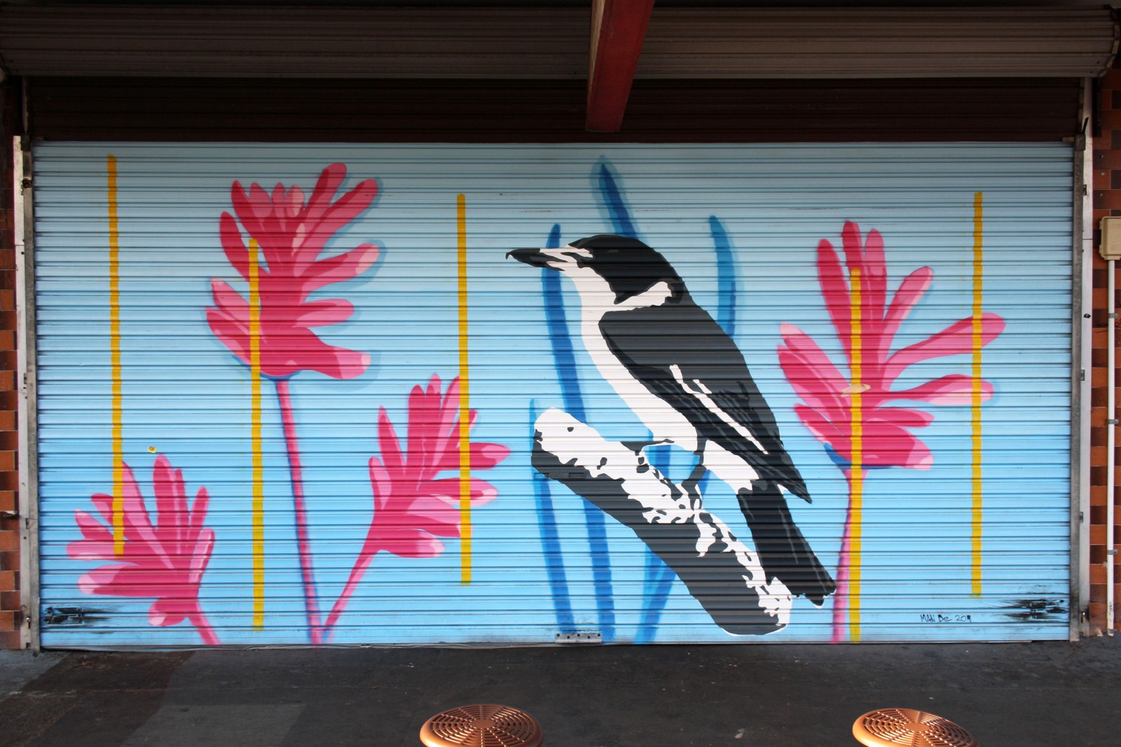 Butcher Bird by MAN.De | Street Art NSW