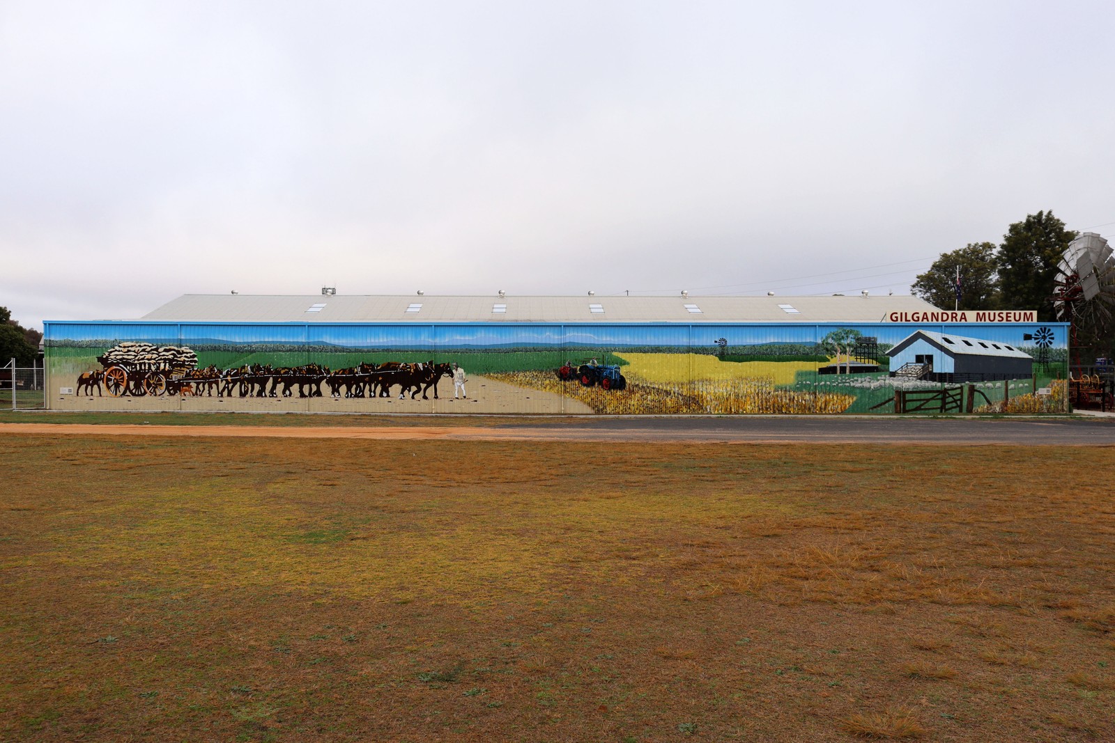 Gilgandra Museum and Historical Society Mural by Jack Randell | Street Art NSW