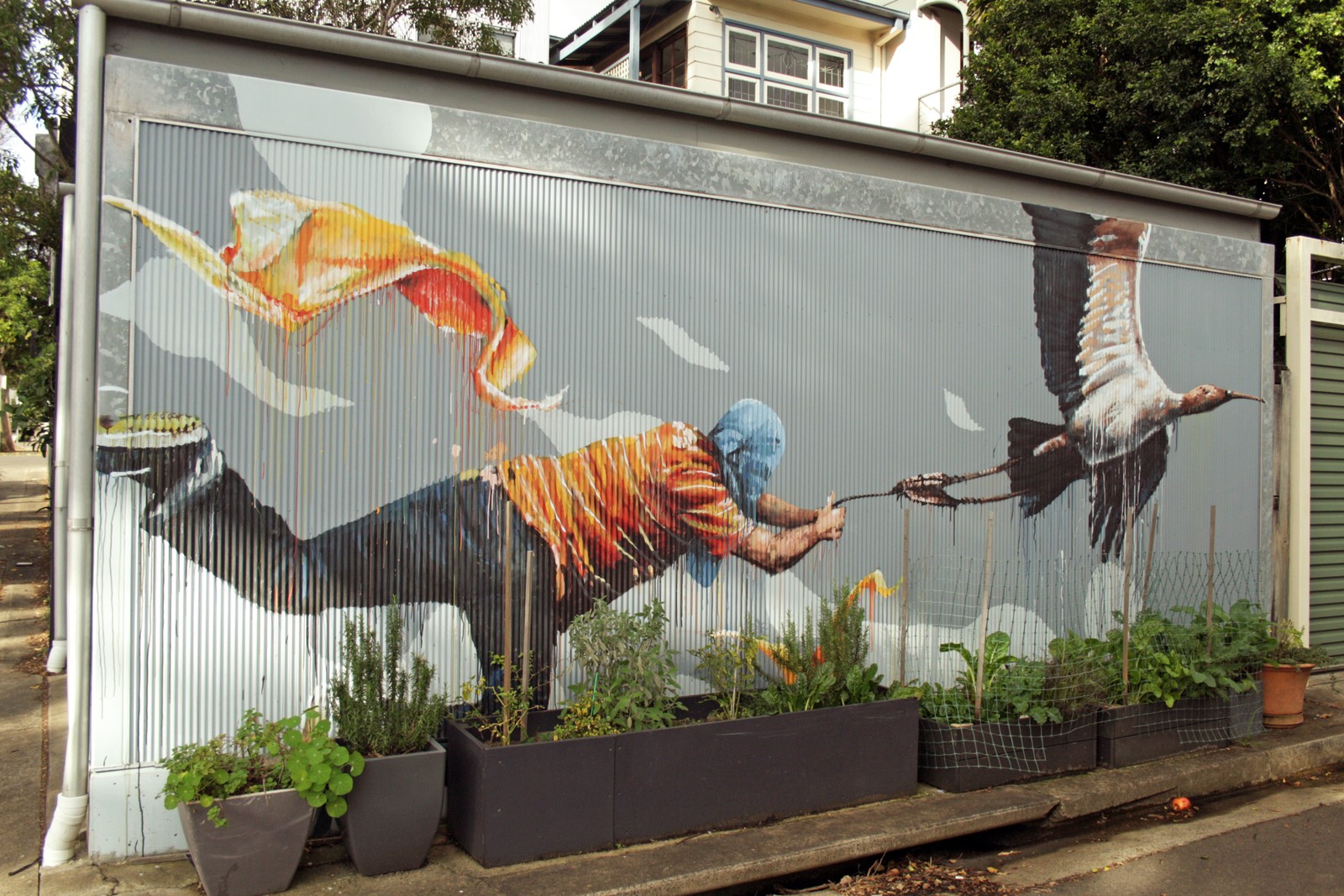 Discovering Flight by Fintan Magee | Street Art NSW