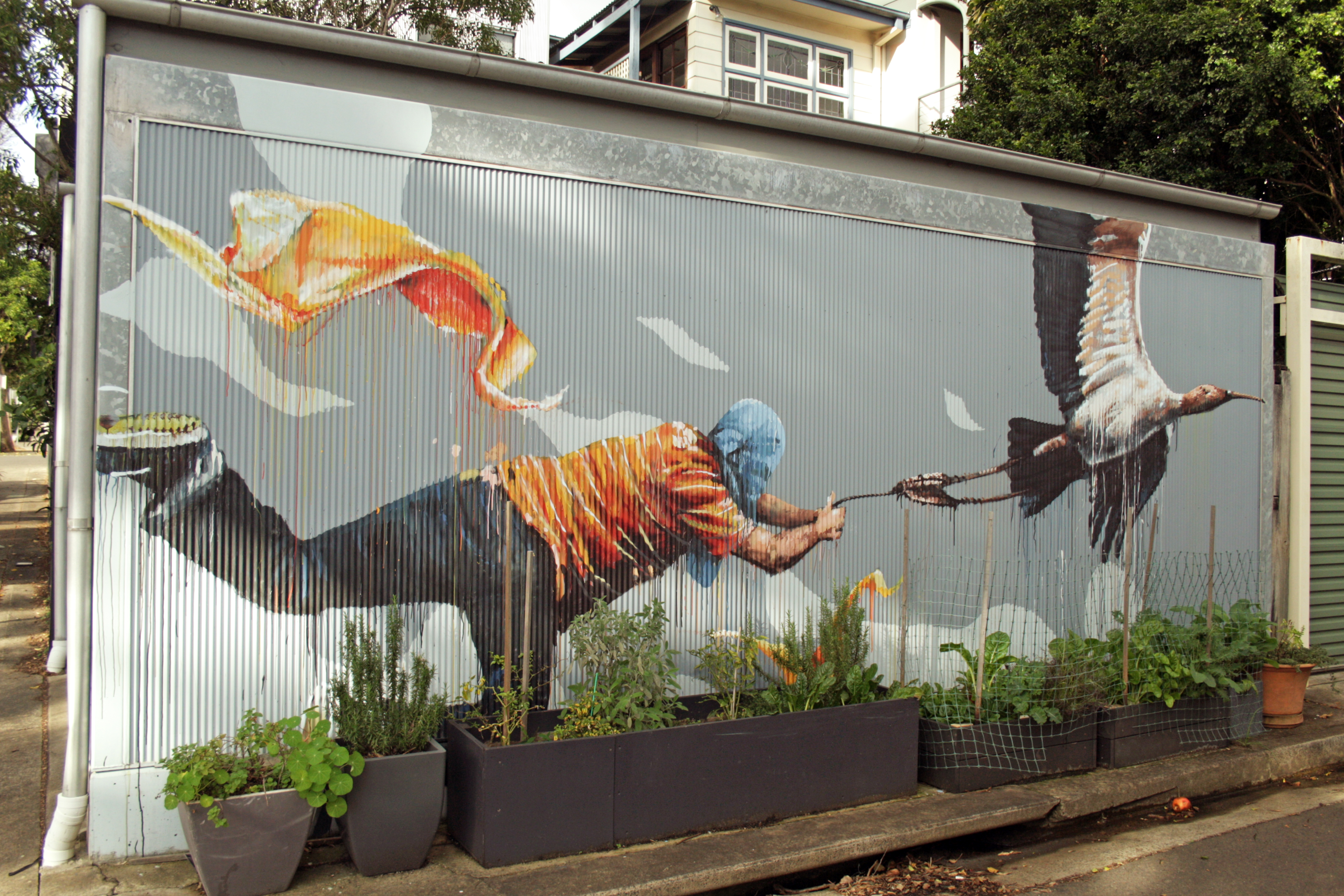 Discovering Flight by Fintan Magee | Street Art NSW