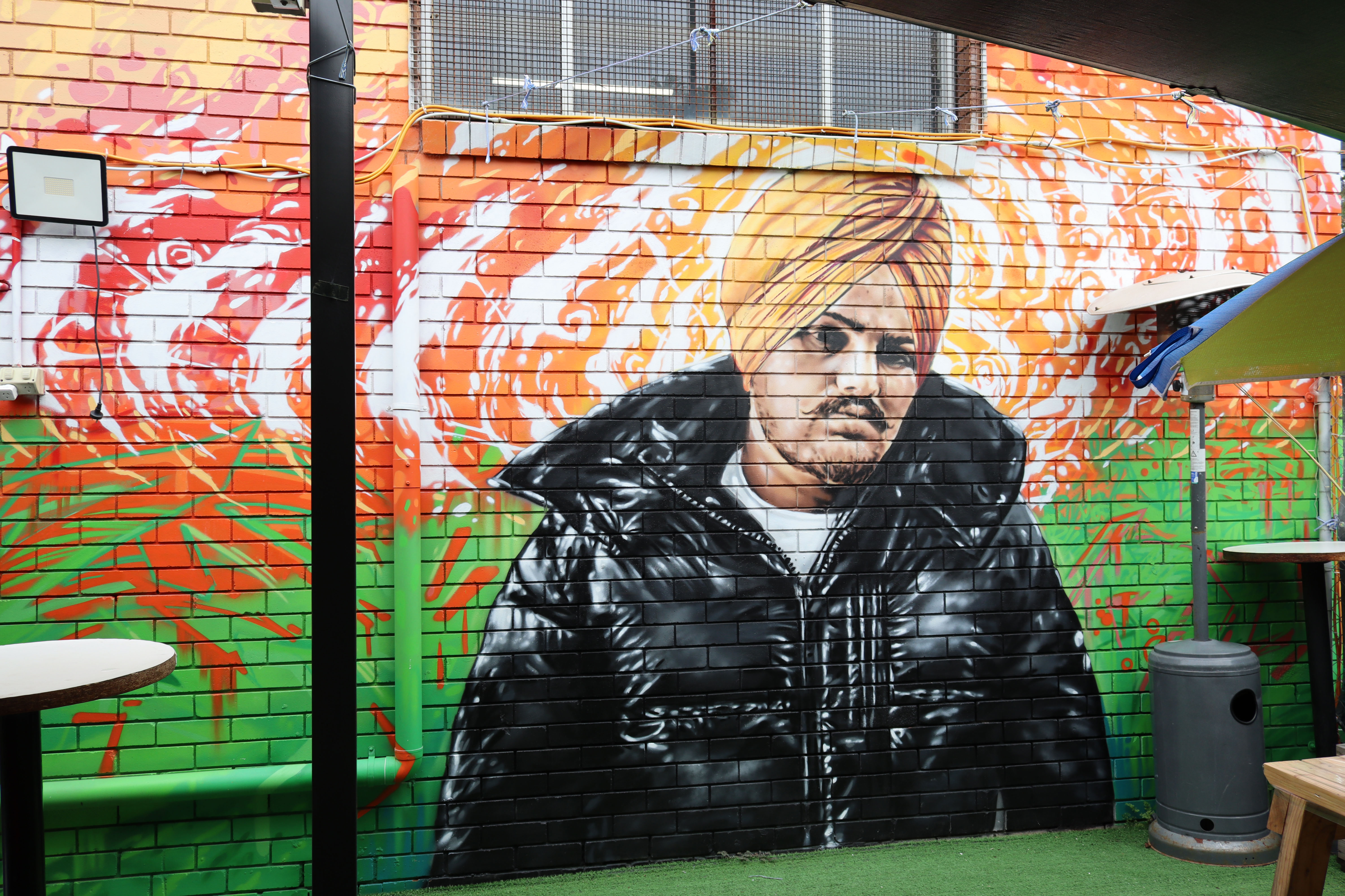 Sidhu Moose Wala by Dot Matrix Design | Street Art NSW