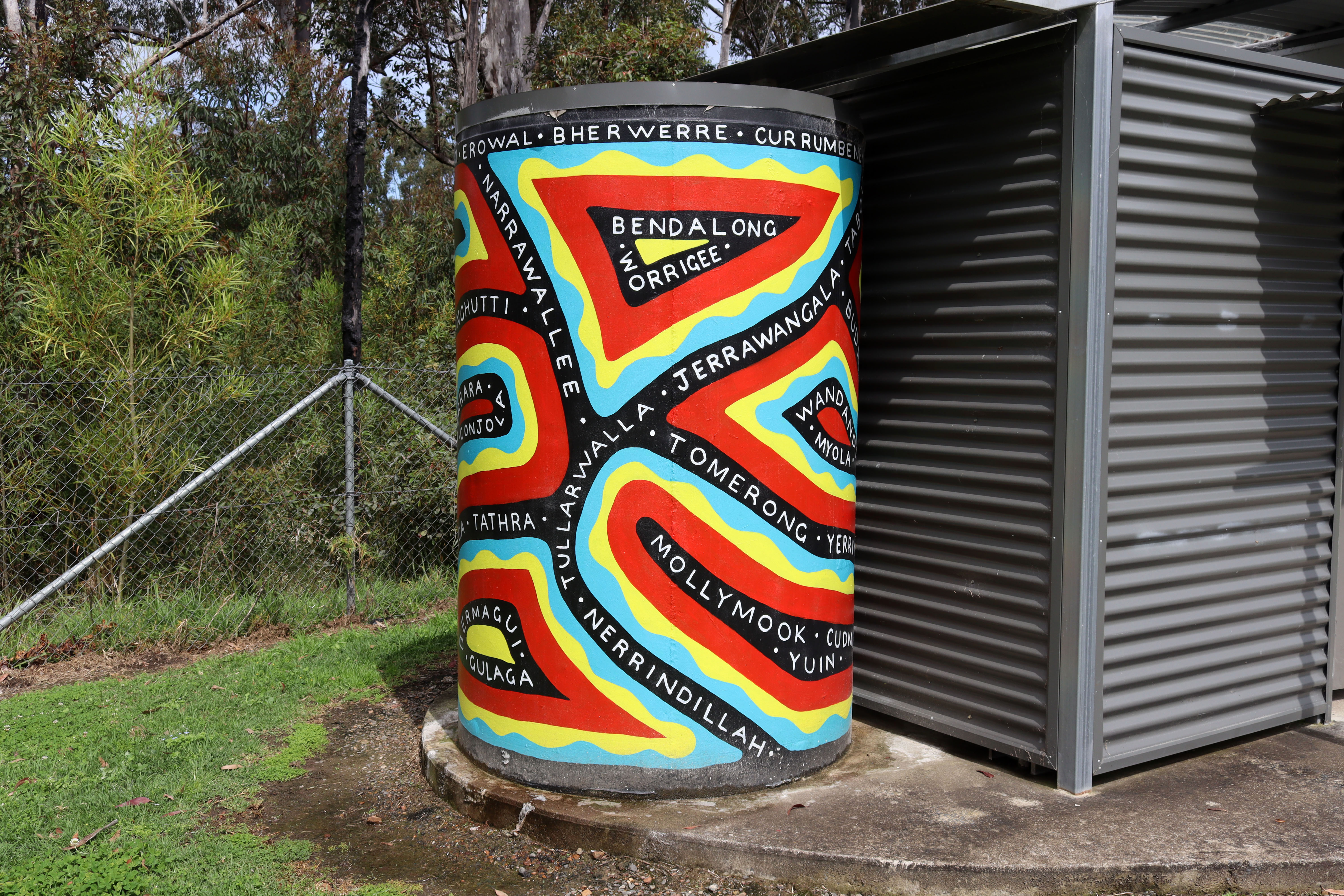 Jerrawangala RMS Project by Warwick Keen | Street Art NSW