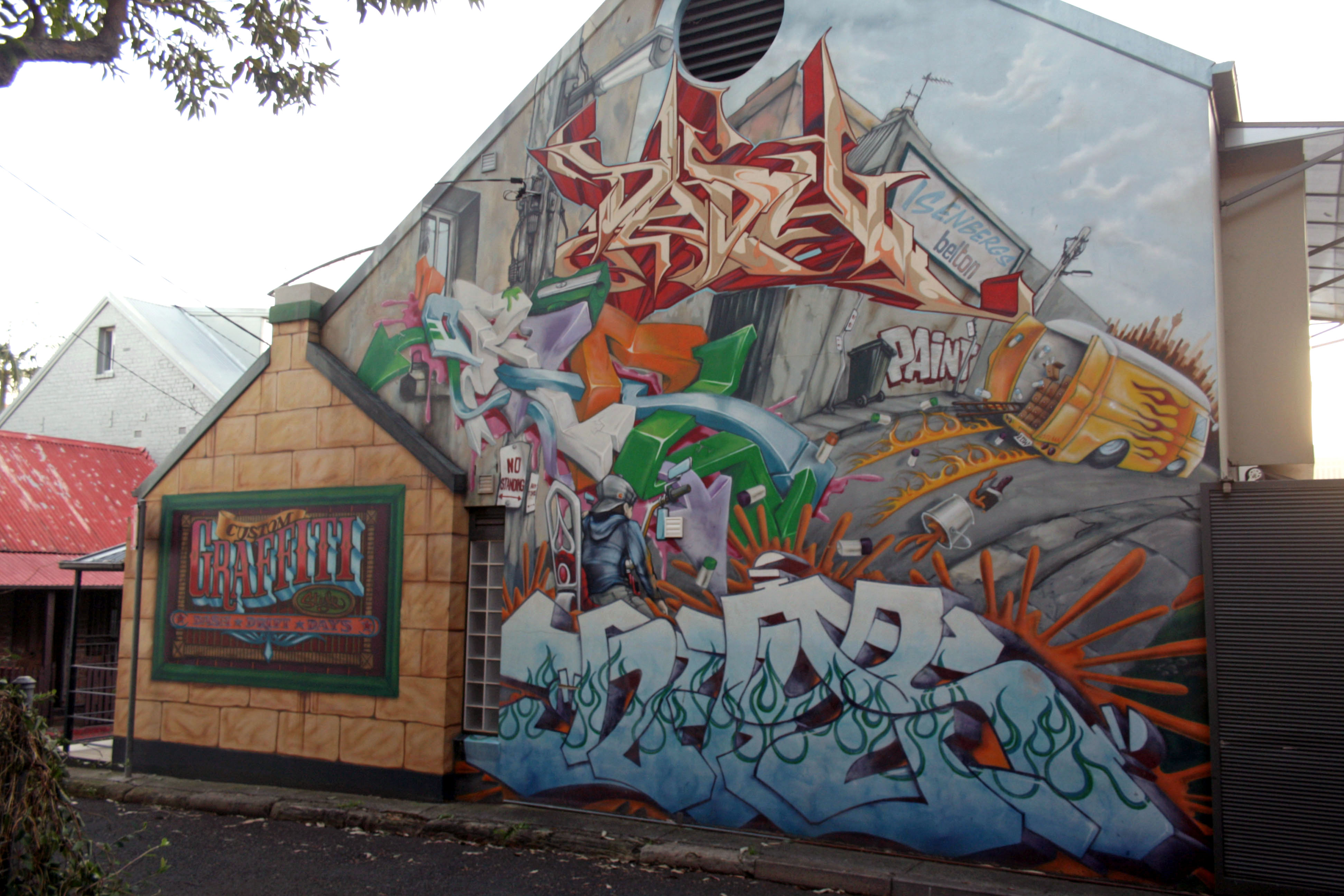 Custom Graffiti Style by Days One | Street Art NSW