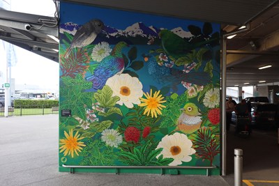 Orange-Fronted Parakeet Mural
