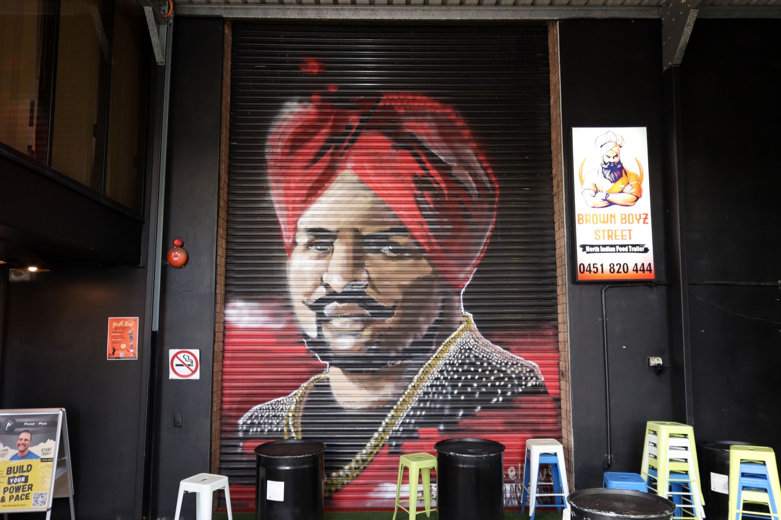 Sidhu Moose Wala by Elbows | Street Art NSW